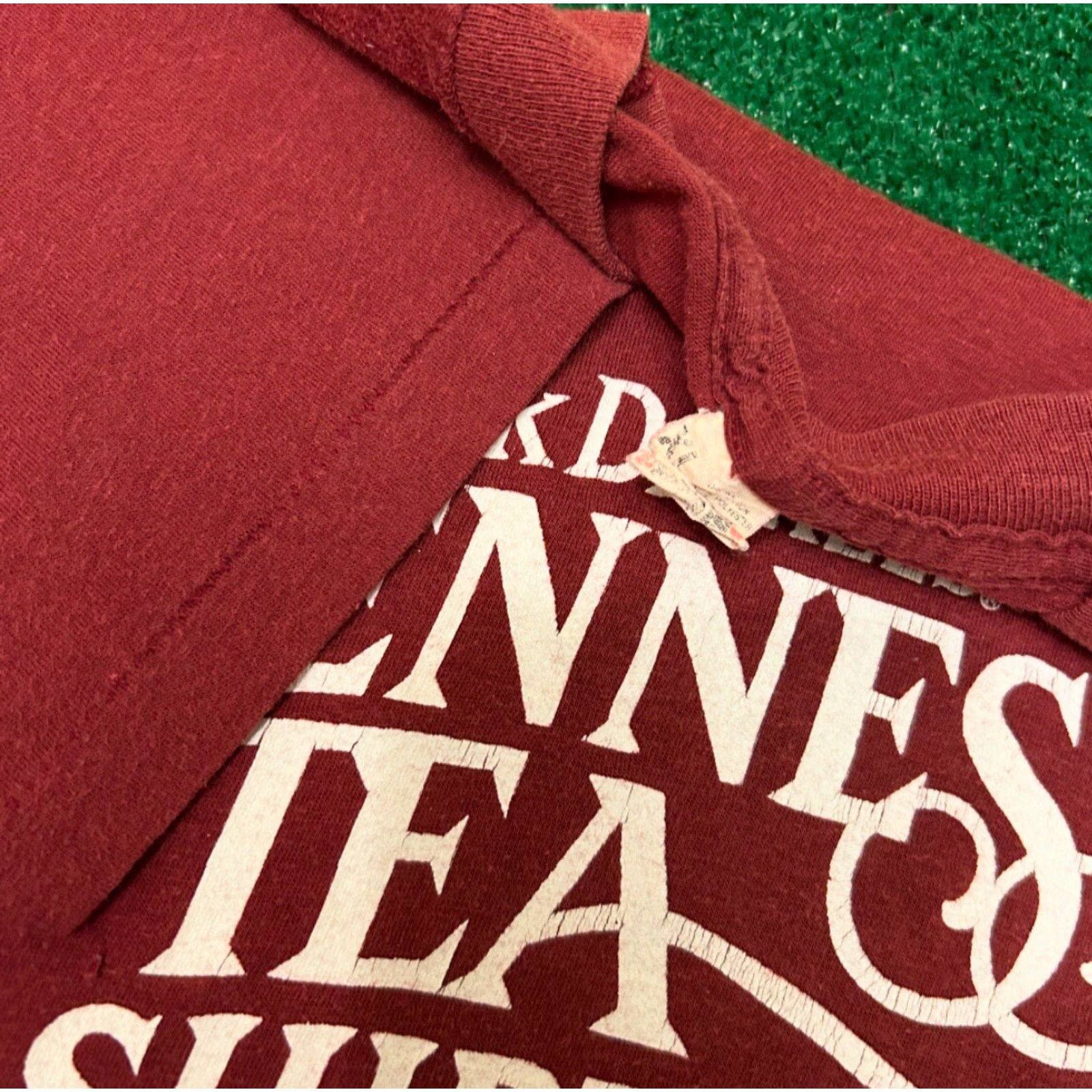 Vintage VINTAGE 80s 90s Jack Daniels Tennessee Tea Whiskey VTG Shirt Mens XL USA Maroon Short Sleeve Tee Adults Mens XL Size US XL / EU 56 / 4 - 2 Thumbnail