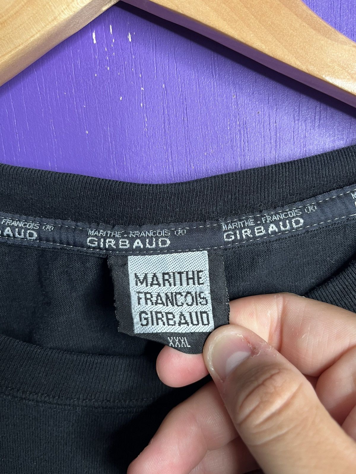 Marithe + Francois Girbaud × Vintage Vintage ‘00s Girbaud 38 logo long-sleeve t-shirt Size US XXL / EU 58 / 5 - 4 Thumbnail