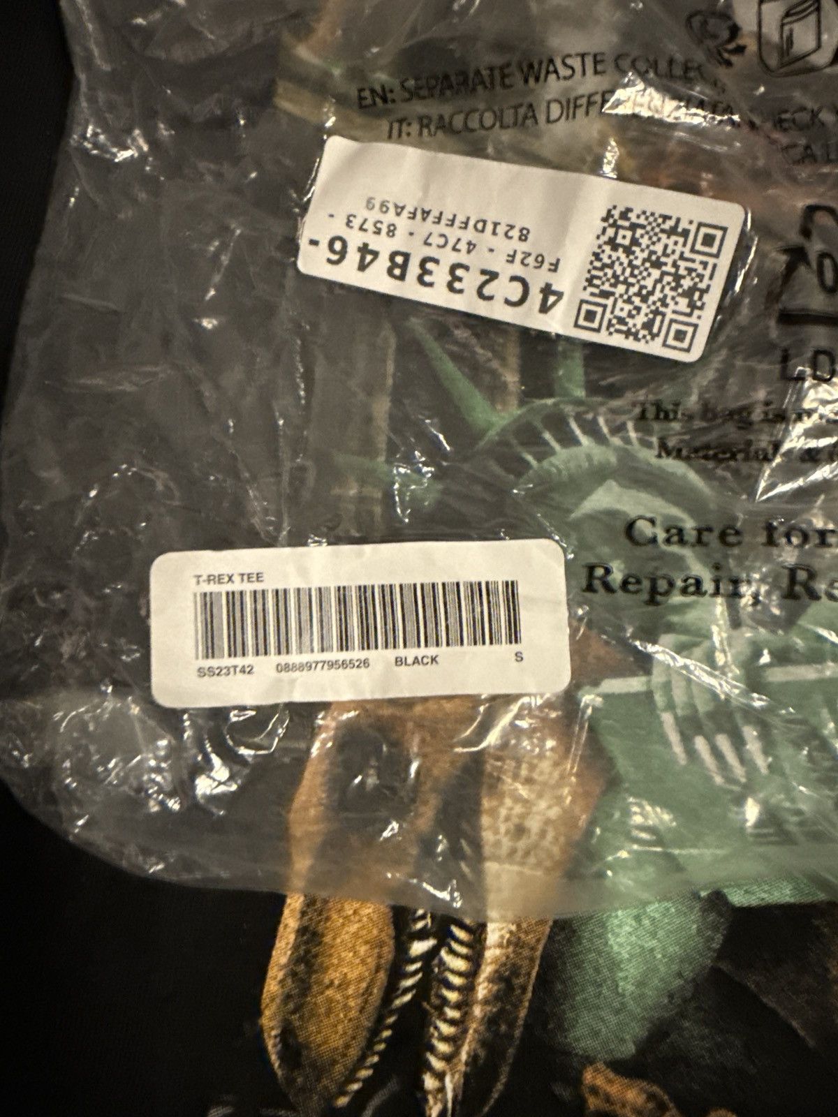 Supreme Supreme T-Rex Tee Black Size Small Size US S / EU 44-46 / 1 - 5 Thumbnail