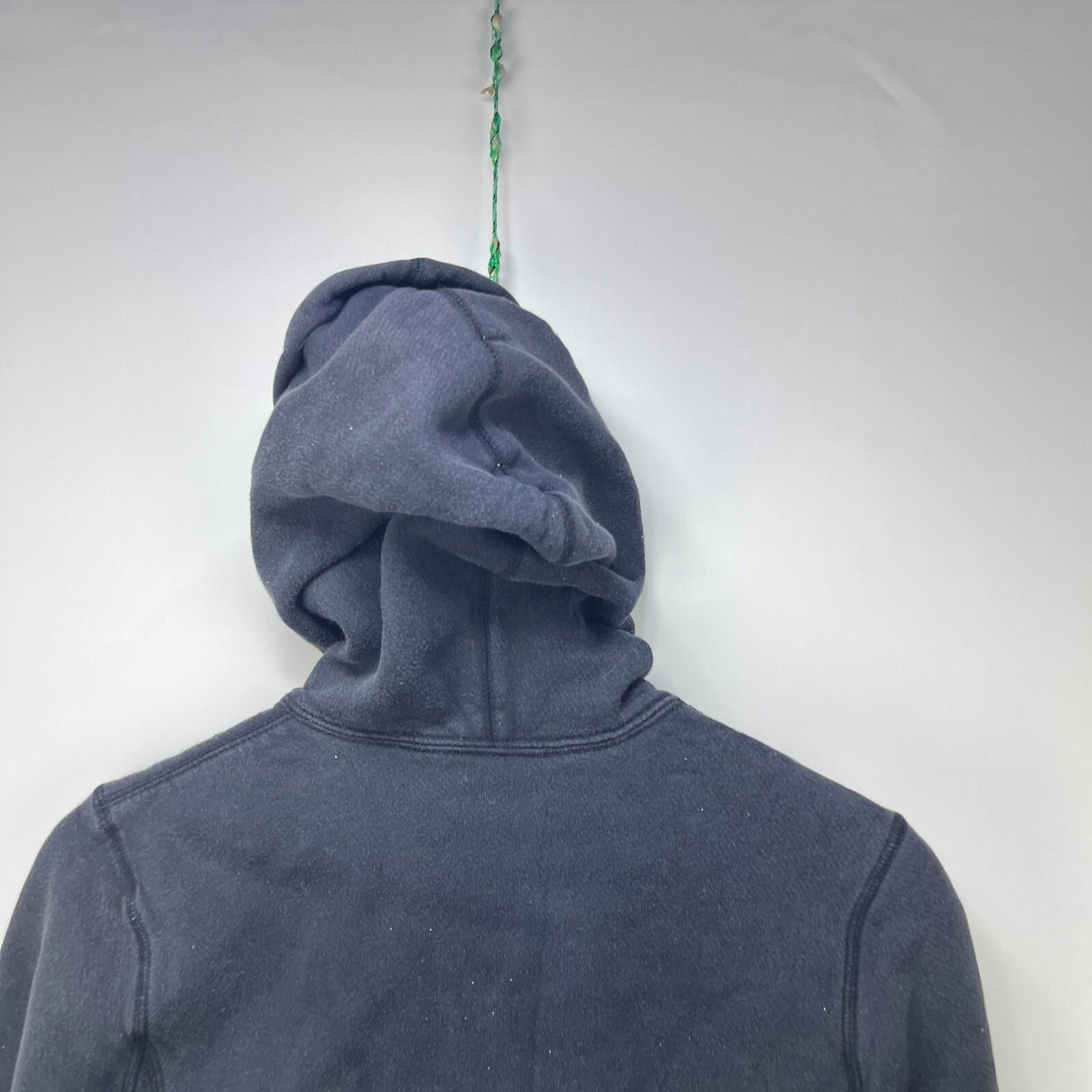 Nike Vintage Y2K Nike Zip Black Tonal Swoosh Hoodie Women's Small Size S / US 4 / IT 40 - 12 Thumbnail