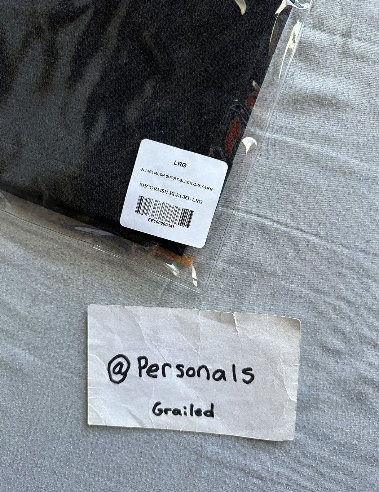 Eric Emanuel Eric Emanuel Basic Shorts Black Grey Large Size US 34 / EU 50 - 5 Thumbnail
