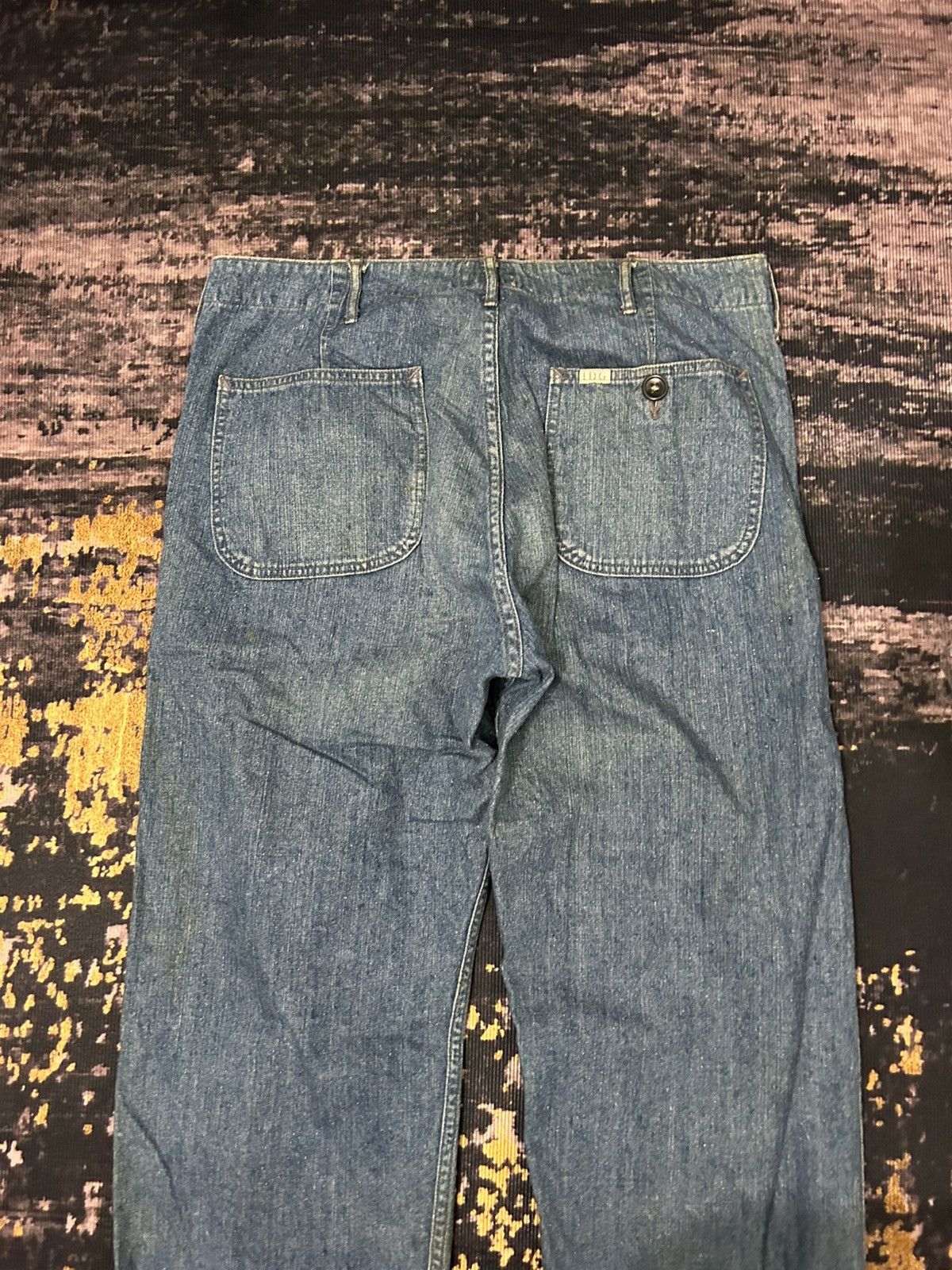 Indigo Vintage IDG Indigo Japan Washed Jeans Size US 32 / EU 48 - 7 Thumbnail