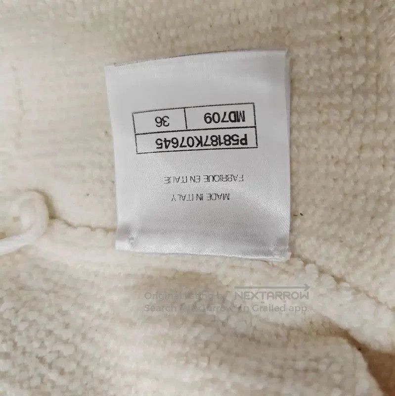 Chanel Chanel White Wool Short Skirt for Women . Size 23" - 5 Thumbnail