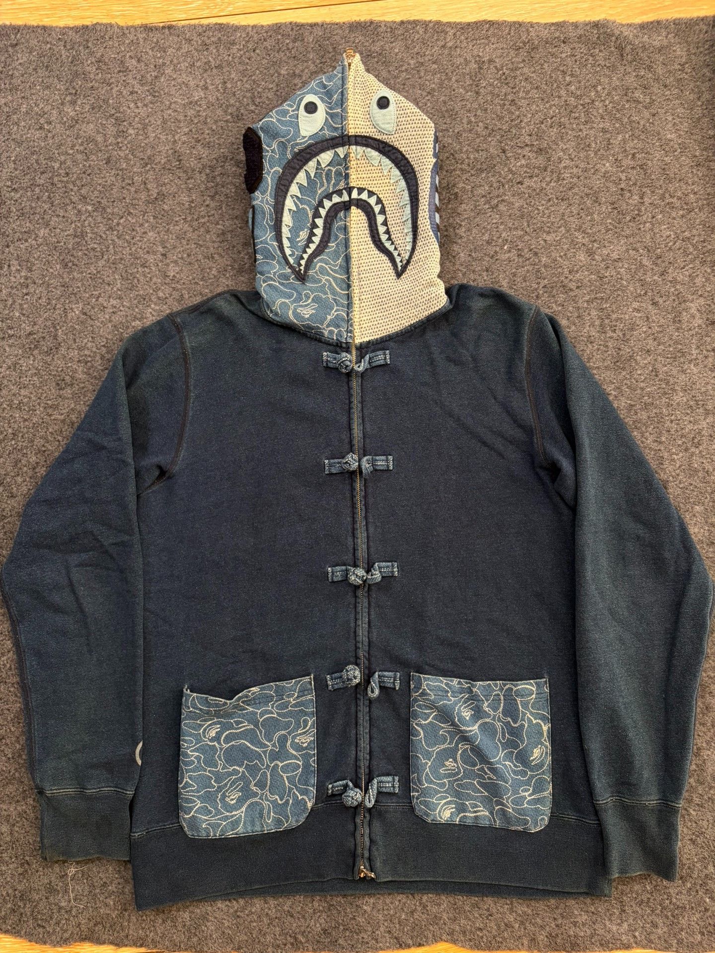Bape Bape Multi Shark Sweatshirt Pullover Size US XL / EU 56 / 4 - 1 Thumbnail