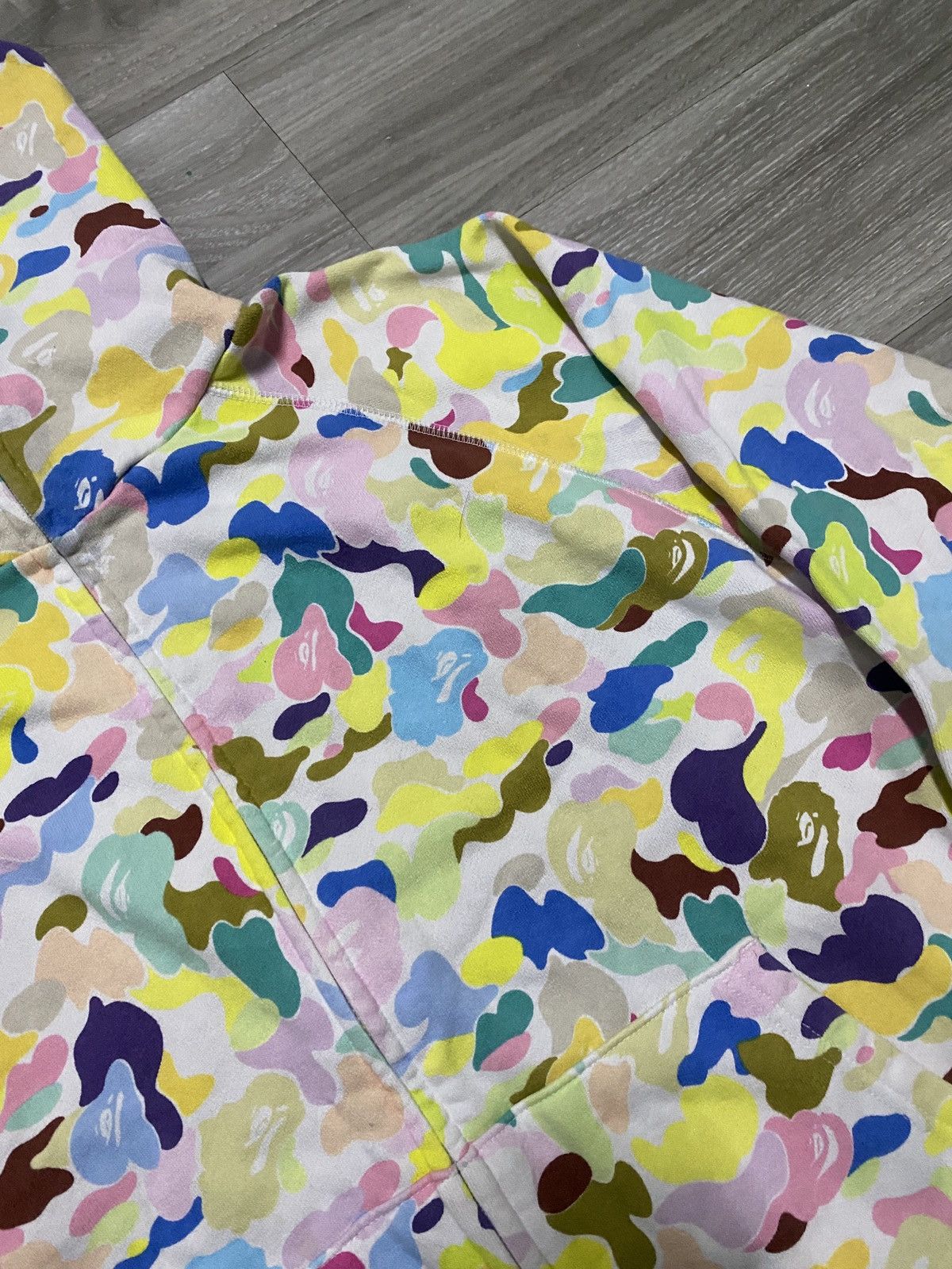 Bape NIGO ERA - BAPE COTTON CANDY MULTICOLOR CAMO FULL ZIP HOODIE Size US S / EU 44-46 / 1 - 5 Thumbnail
