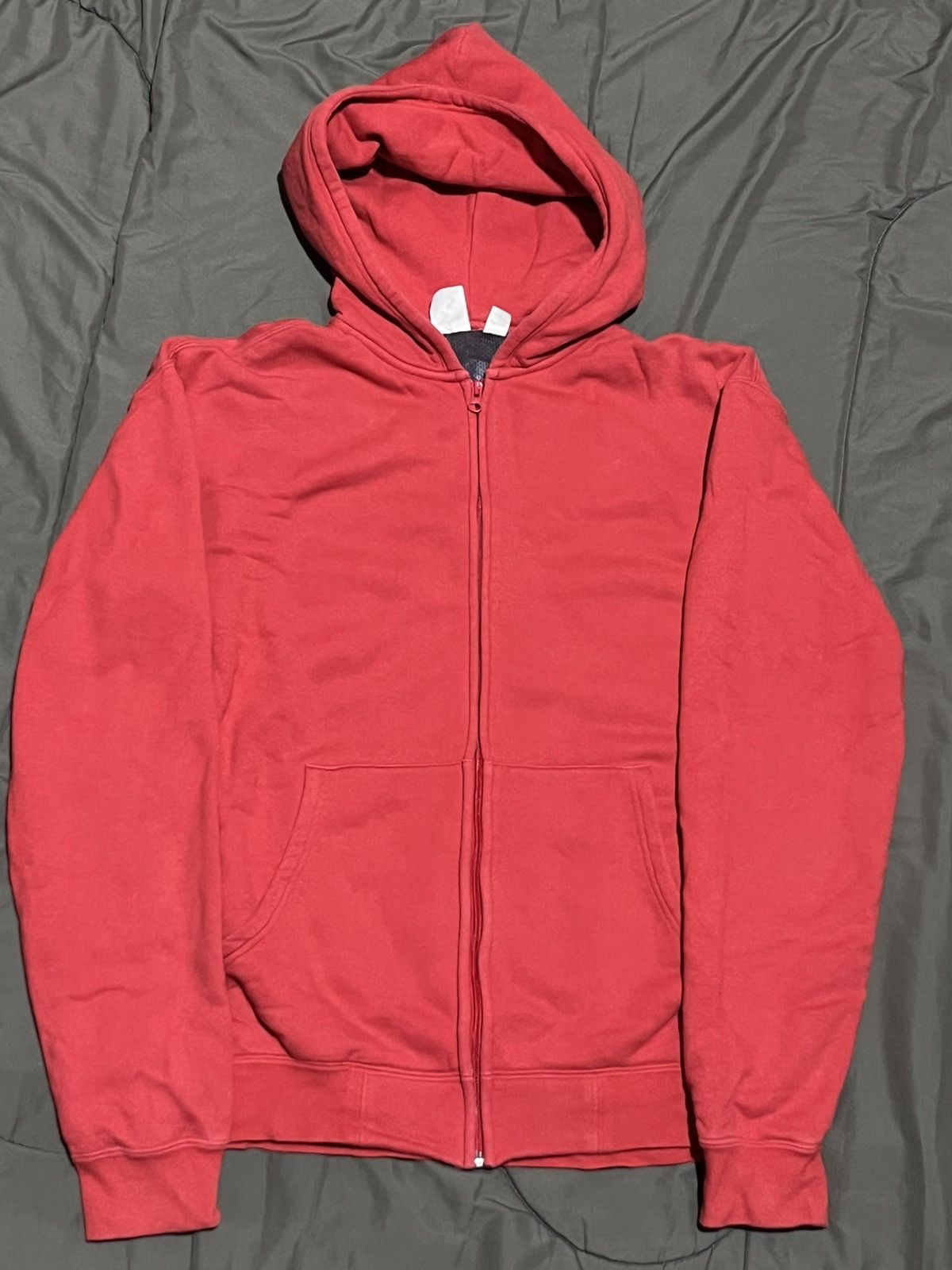 PHENOMENON Red Phenomenon Mesh Gold Chain Print Zip Up Hoodie Size US XL / EU 56 / 4 - 1 Thumbnail