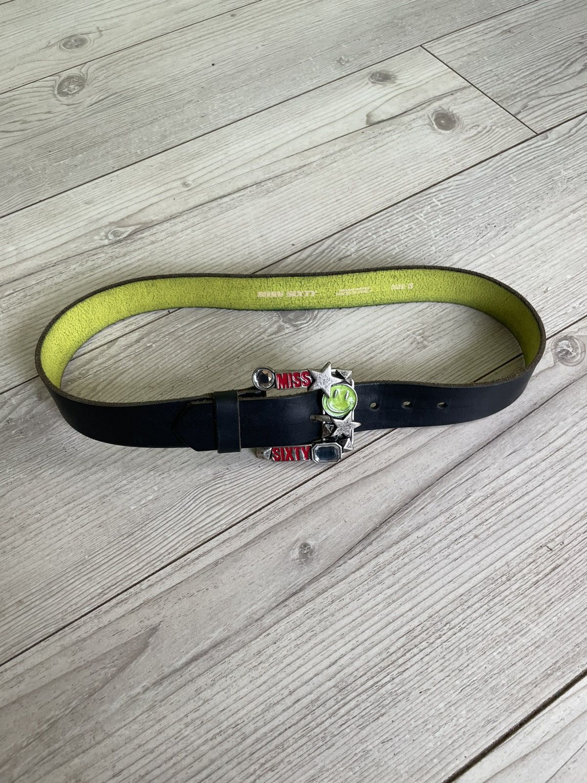 Japanese Brand × Miss Sixty Miss Sixty Vintage Y2K Super Sexy Leather Belt Size ONE SIZE - 3 Thumbnail