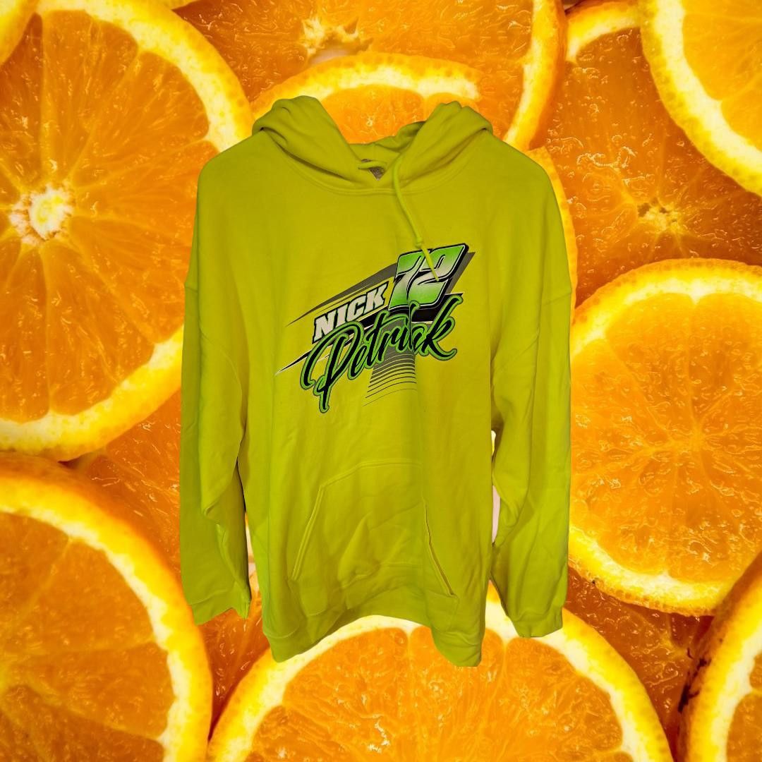 Other Nick Petrilak #72 Racing Lime Yellow Hoodie Size XL Size US XL / EU 56 / 4 - 1 Thumbnail