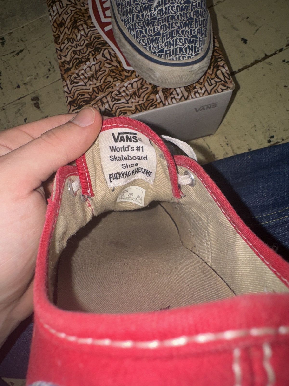 Fucking Awesome × Vans FUCKING AWESOME x VANS red/blue Size US 9 / EU 42 - 7 Thumbnail