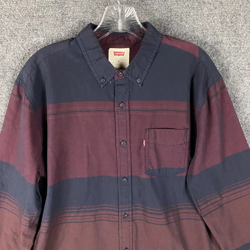 Levi's Levi's Button Down Shirt Men's Medium Long Sleeve Cotton M Size US M / EU 48-50 / 2 - 2 Thumbnail