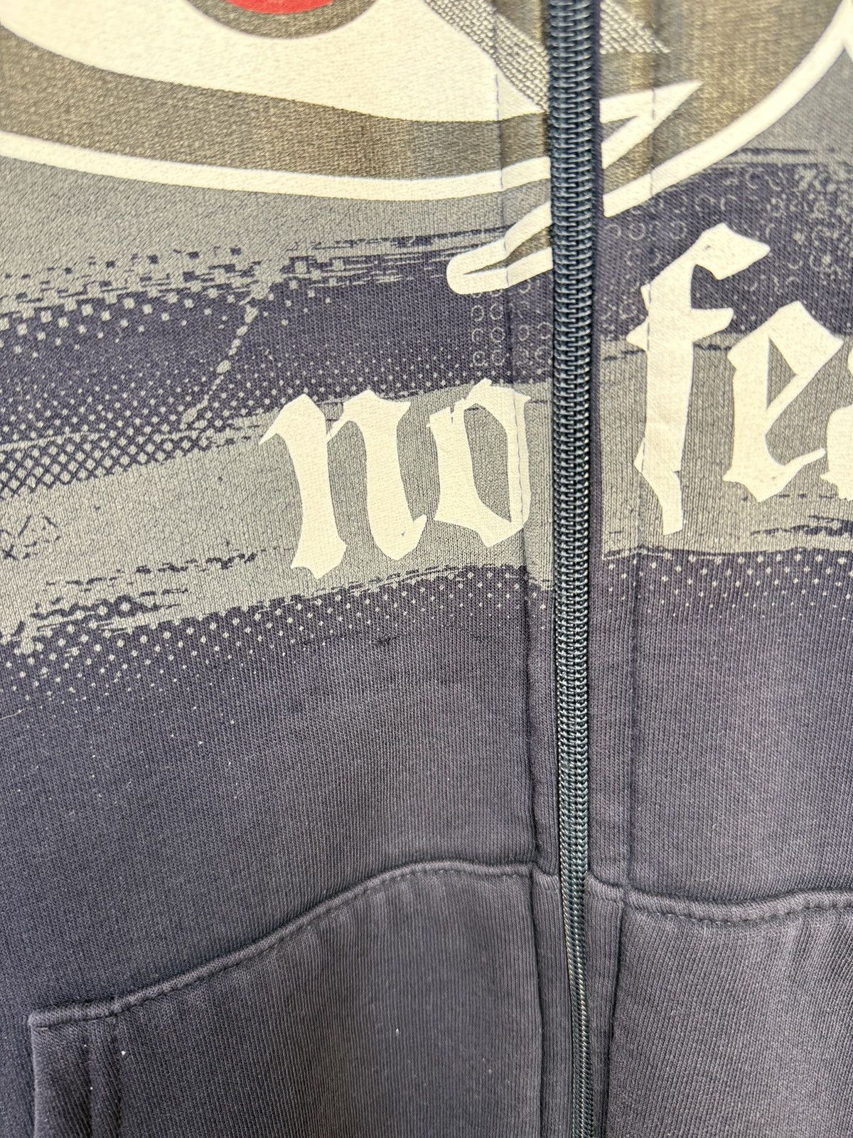 No Fear CRAZY Vintage No Fear Zip-Up Hoodie Size US L / EU 52-54 / 3 - 9 Thumbnail