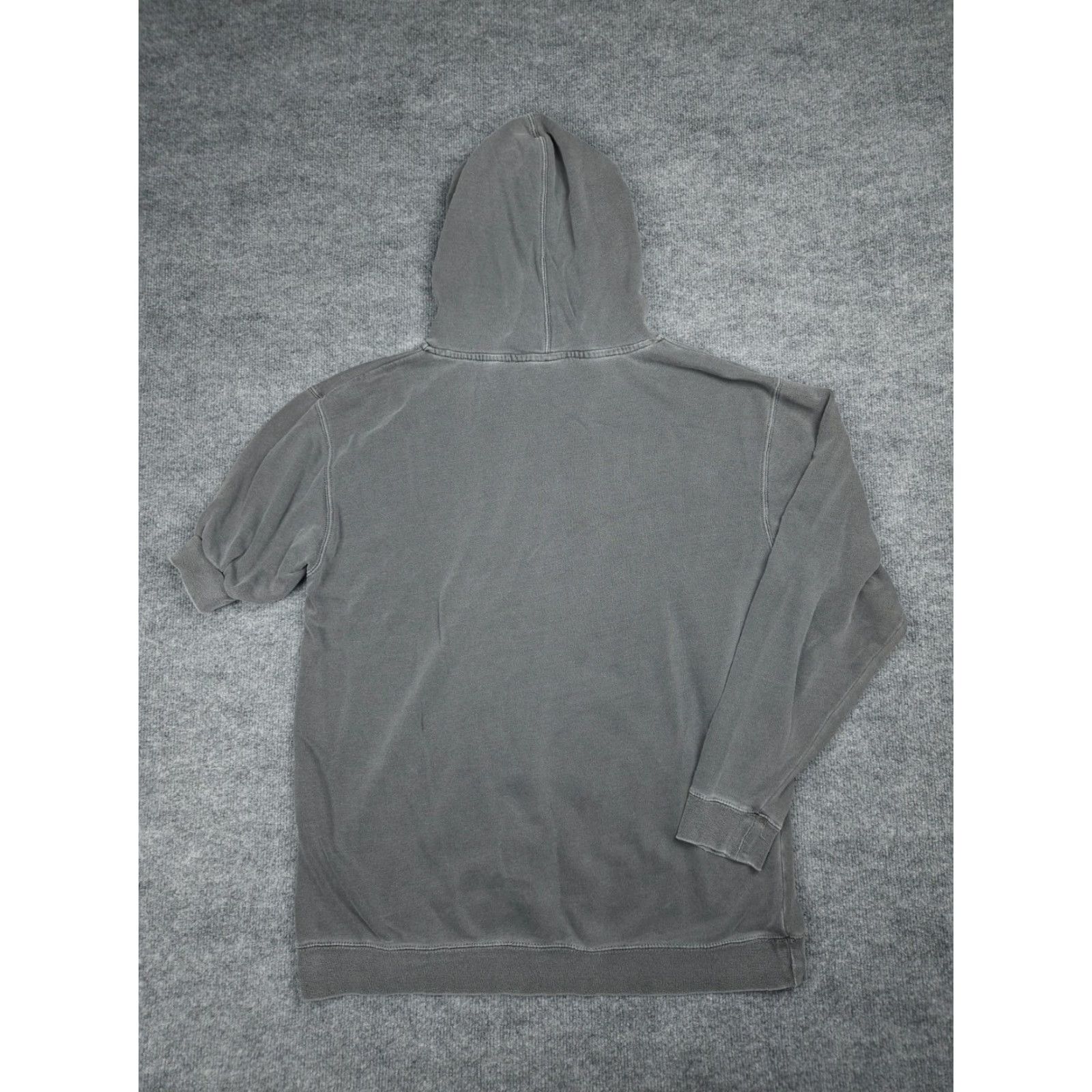 Vintage Beartooth Hoodie Men's XL Gray Spellout Faded ONE SLEEVE SHORTENED! Size US XL / EU 56 / 4 - 4 Thumbnail