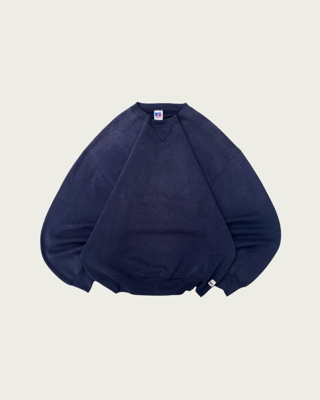 Russell Athletic Vintage Midnight Blue Russell Athletic Boxy Crewneck Size US XL / EU 56 / 4 - 1 Thumbnail