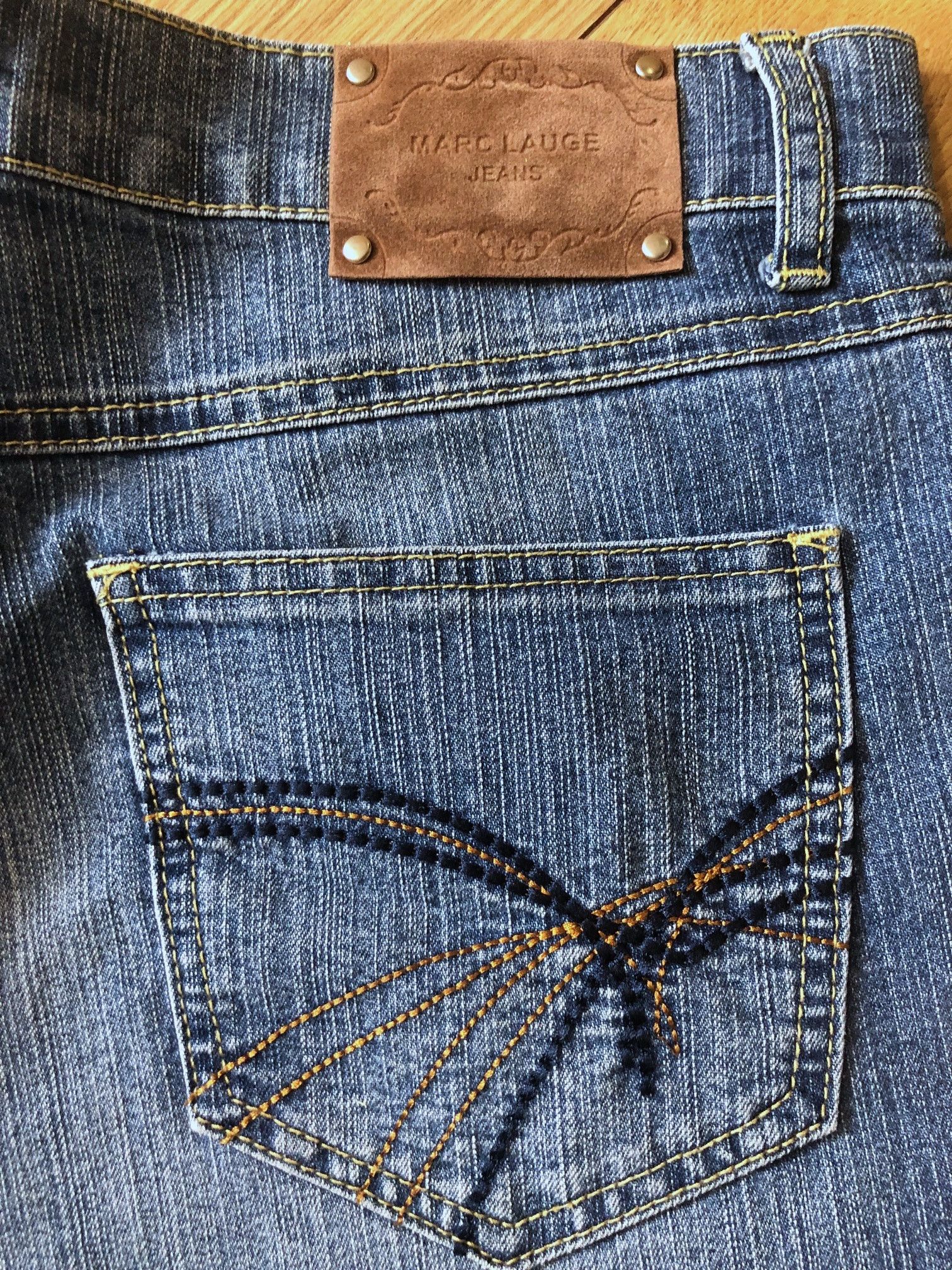 Other Women's denim shorts blue elastic size L/40 Marc Lauge Size 28" / US 6 / IT 42 - 8 Thumbnail