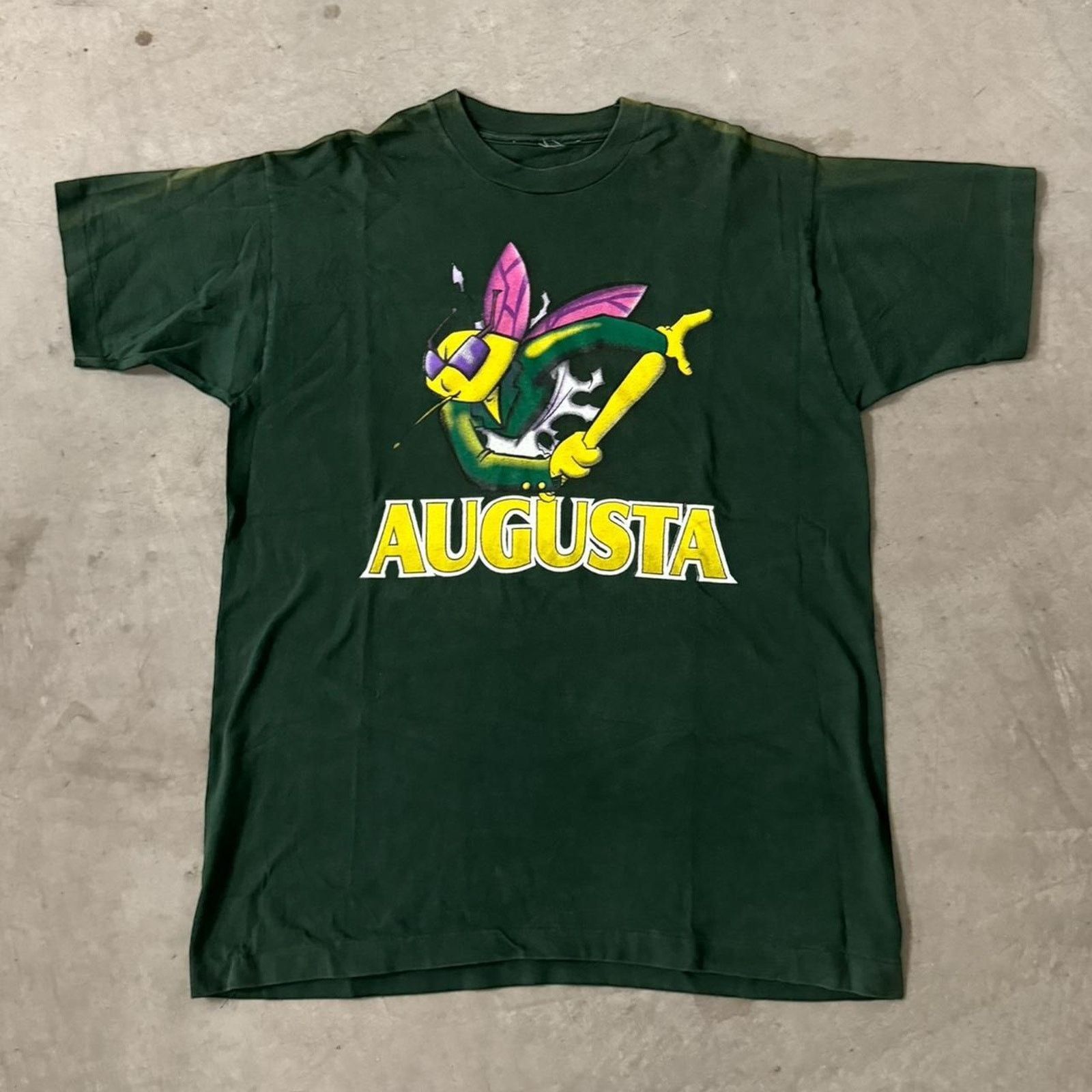 Vintage Vintage 90s Augusta Green Jackets Tee Size US XL / EU 56 / 4 - 1 Thumbnail