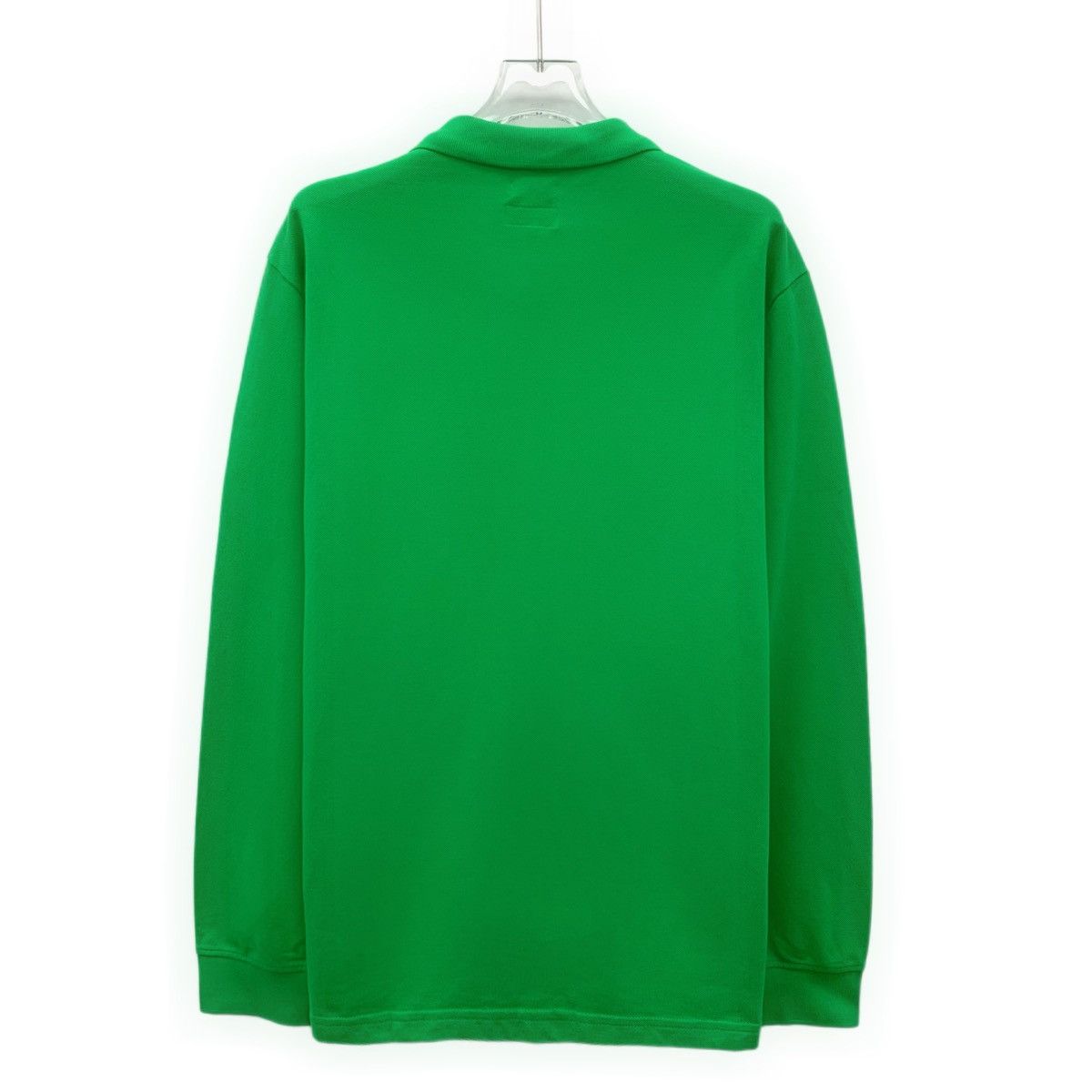 Armani Armani Green Cotton Collared Long Sleeve Polo Shirt K26WX Size US L / EU 52-54 / 3 - 2 Thumbnail