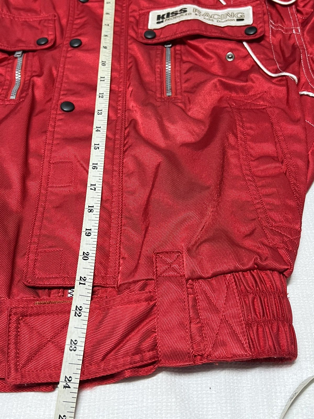 Other 🔥HOT DROPS🔥 Vintage 90s Kiss Racing Team jacket in red nylon Size US M / EU 48-50 / 2 - 10 Thumbnail