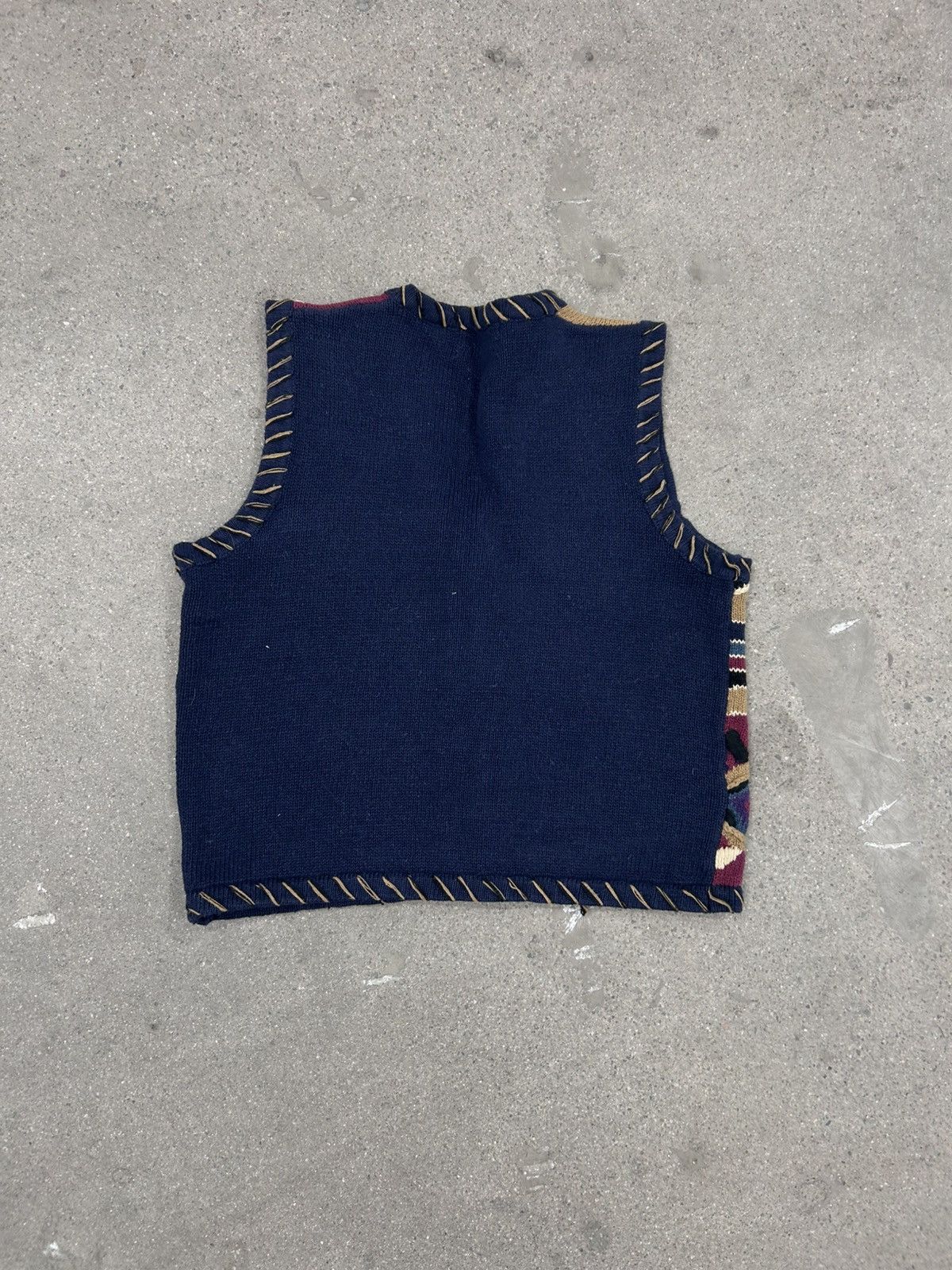 Coogi × Vintage Y2K Coogi Style Cardigan Vest Paisley Size S / US 4 / IT 40 - 2 Thumbnail