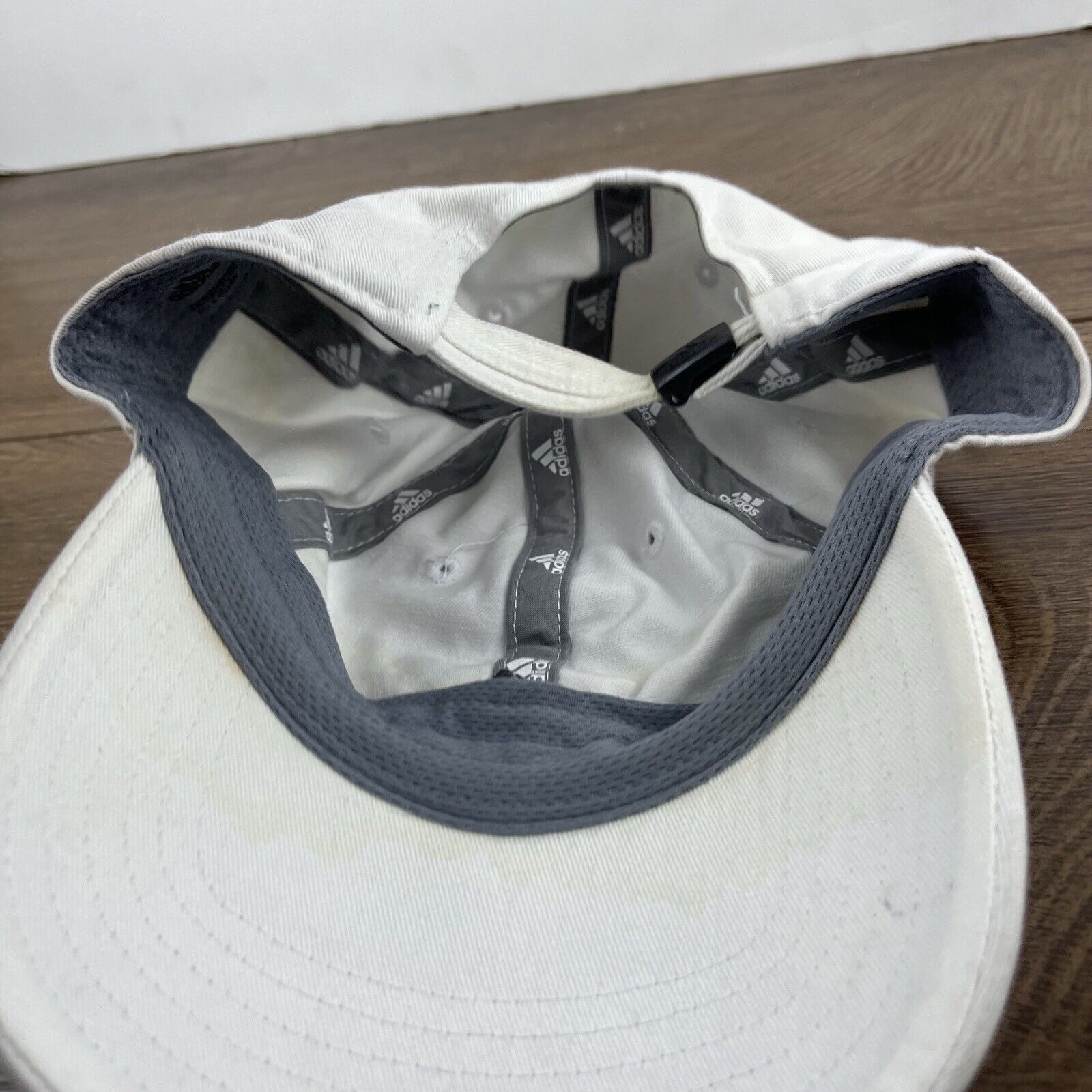 Adidas Adidas Athletic Hat Adidas Cap Baseball White Hat Adjustable Size ONE SIZE - 18 Thumbnail