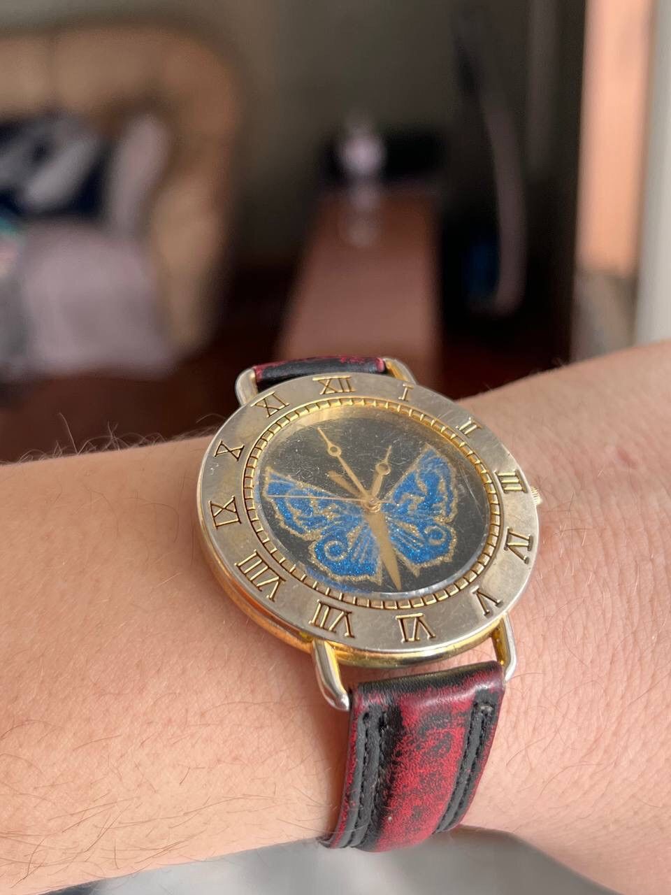 Japanese Brand × Vintage Vintage Butterfly 🦋 Big 90s Japanese style futuristic Watch Size ONE SIZE - 2 Thumbnail