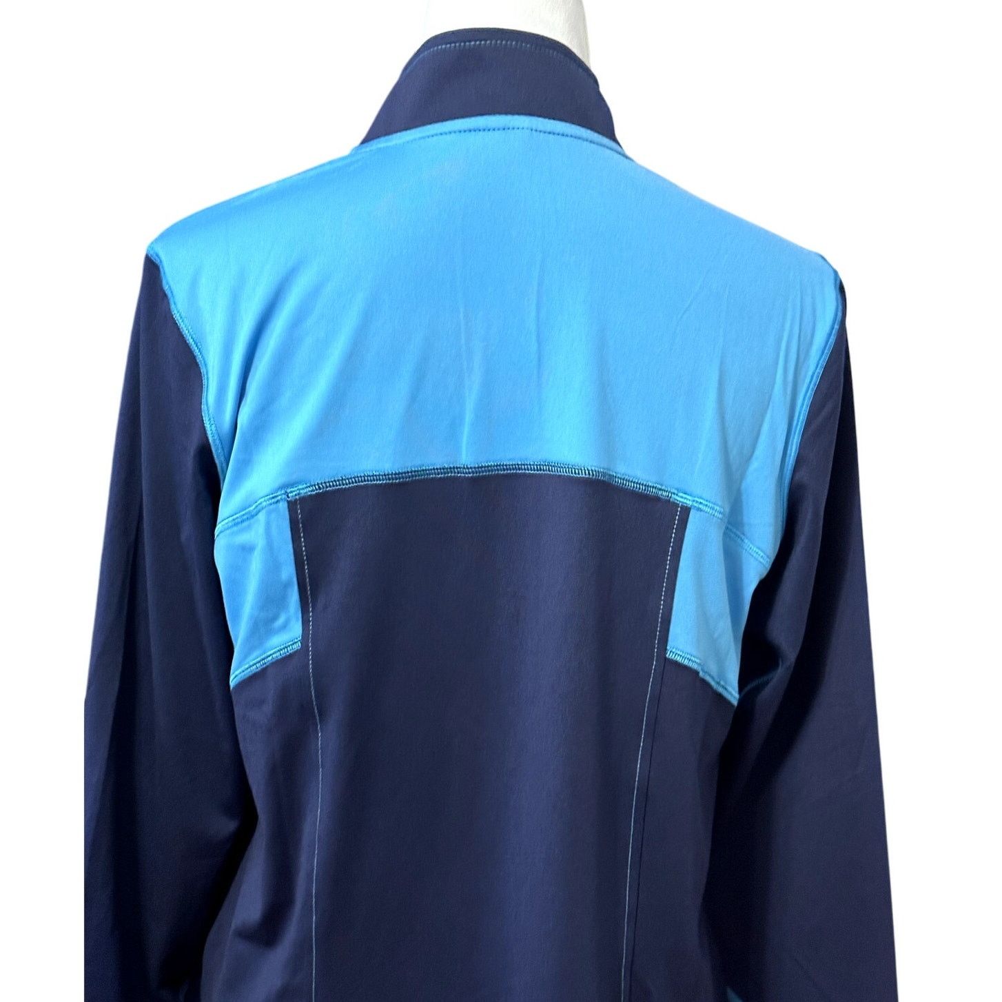 Other Natori Track Jacket Blue Colorblock Long Sleeve Zipper M Size M / US 6-8 / IT 42-44 - 5 Thumbnail