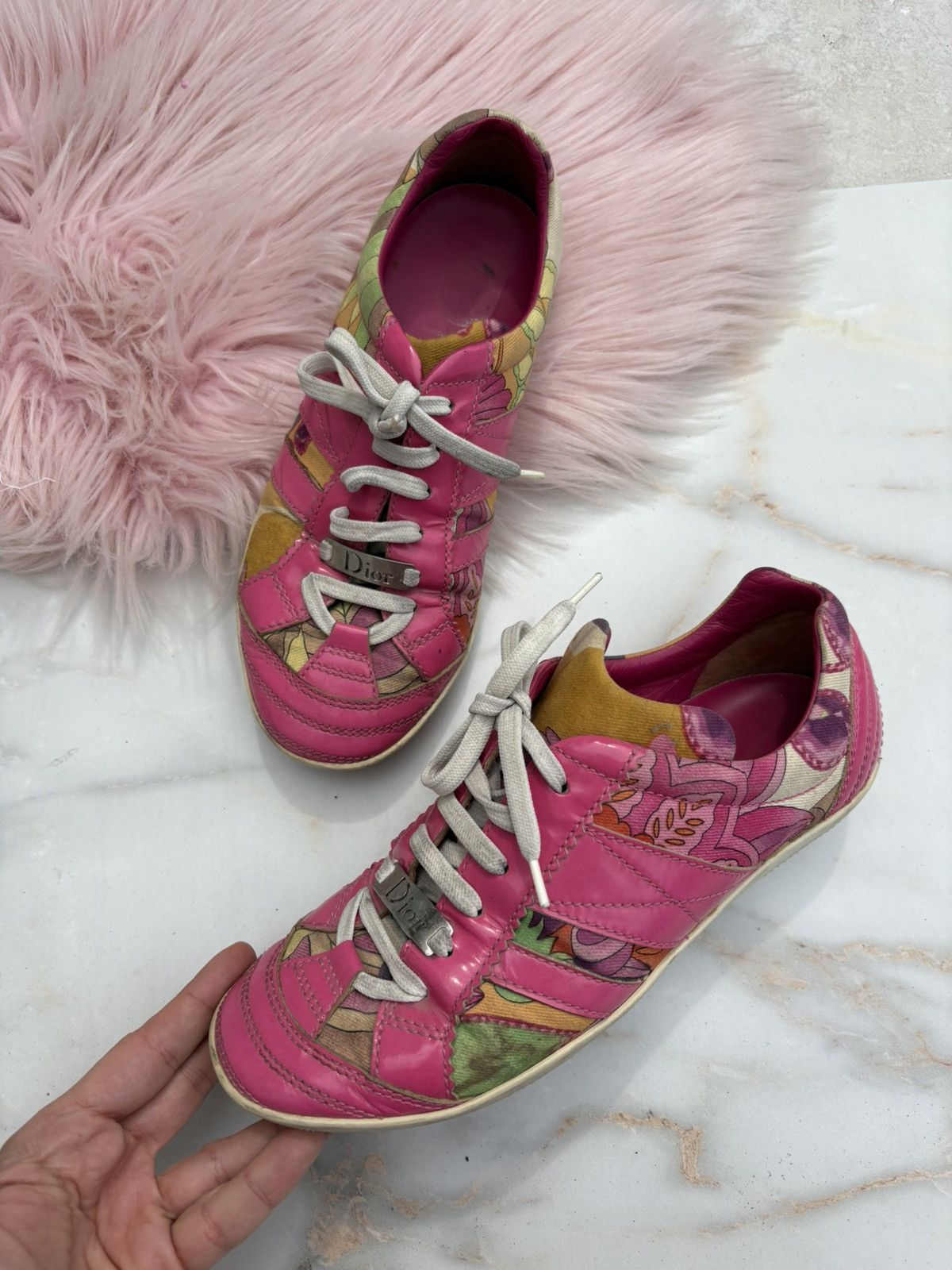 Dior y2k floral Dior shoes Size US 6.5 / IT 36.5 - 13 Thumbnail