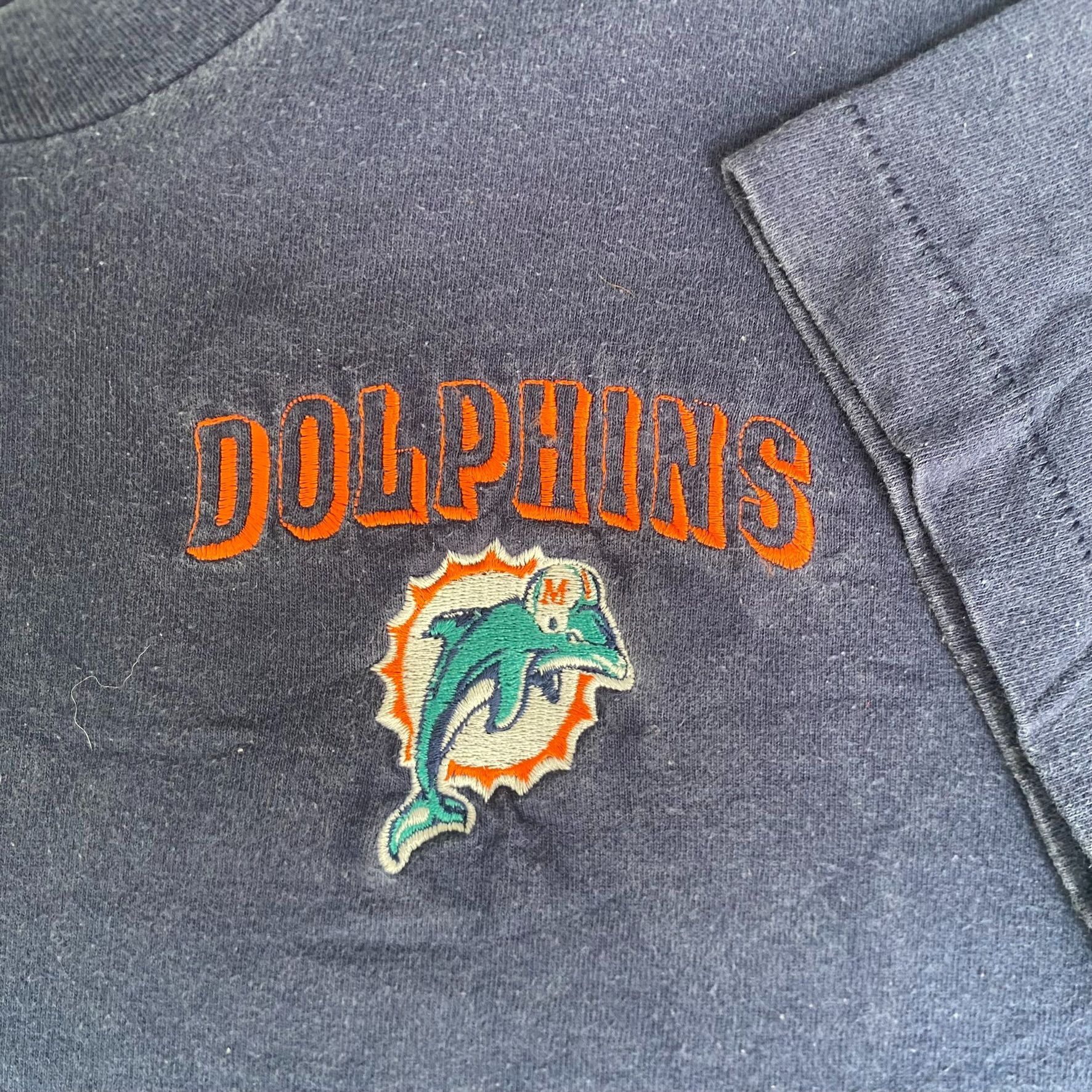 NFL Vintage 90s Miami Dolphins Shirt NFL Football Logo Tee Size US XL / EU 56 / 4 - 3 Thumbnail