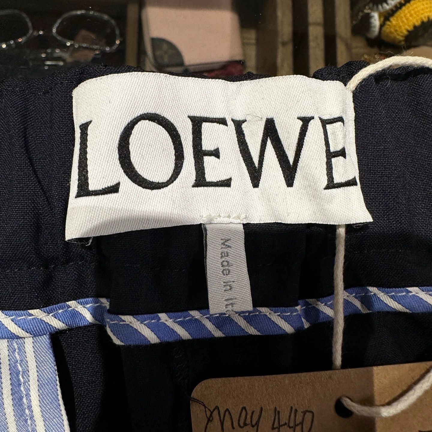 Loewe Loewe may440 striped wool trousers L Size 28" / US 6 / IT 42 - 3 Thumbnail