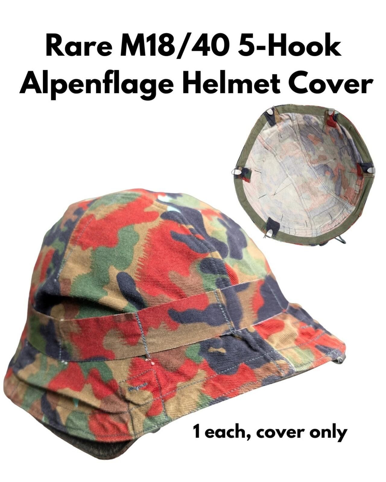 Other Rare Swiss Alpenflage 5-Hook Helmet Cover - For M18/40 Size ONE SIZE - 1 Thumbnail