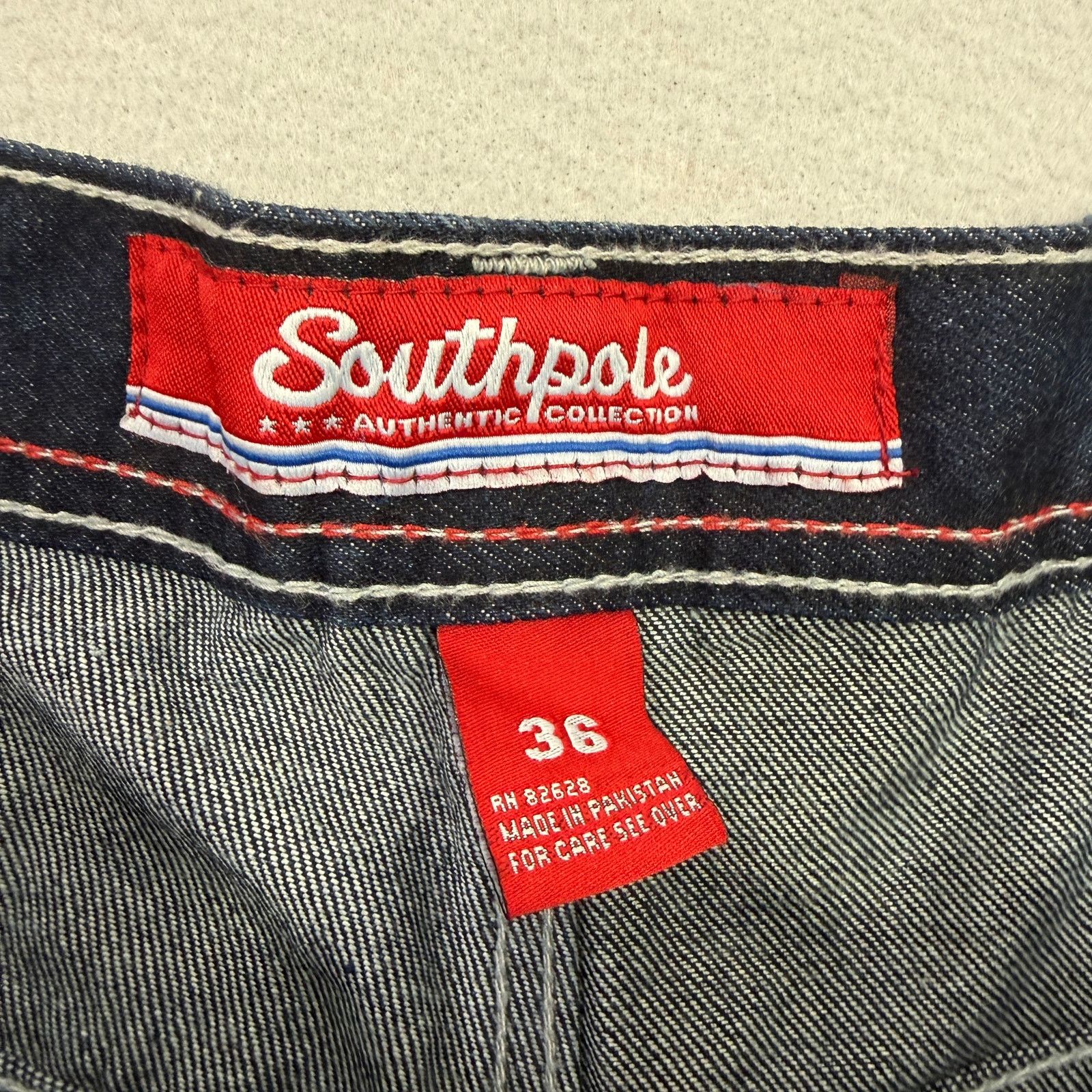 Southpole Vintage Southpole Jeans 36 (Fits 36x30) Blue Loose Baggy NEW Size US 36 / EU 52 - 5 Thumbnail