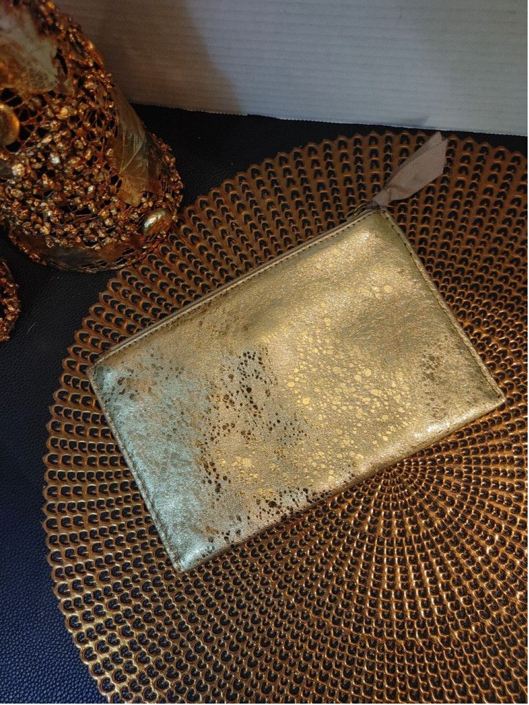J.Crew J. Crew Gold Pouch Size ONE SIZE - 4 Thumbnail