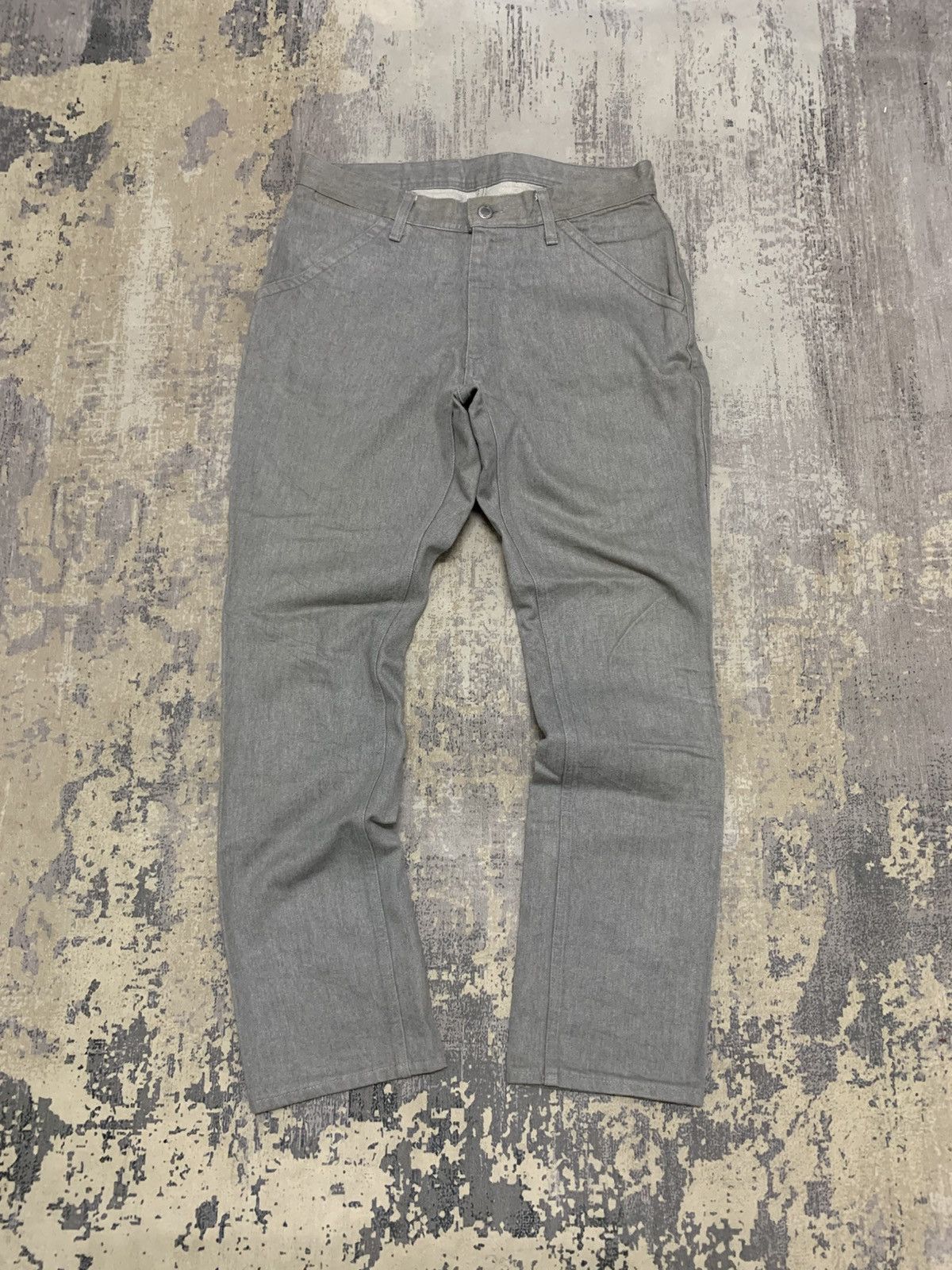Japanese Brand Japanese Monkey Time Grey Check Pants Undercover Style Size US 33 - 1 Thumbnail