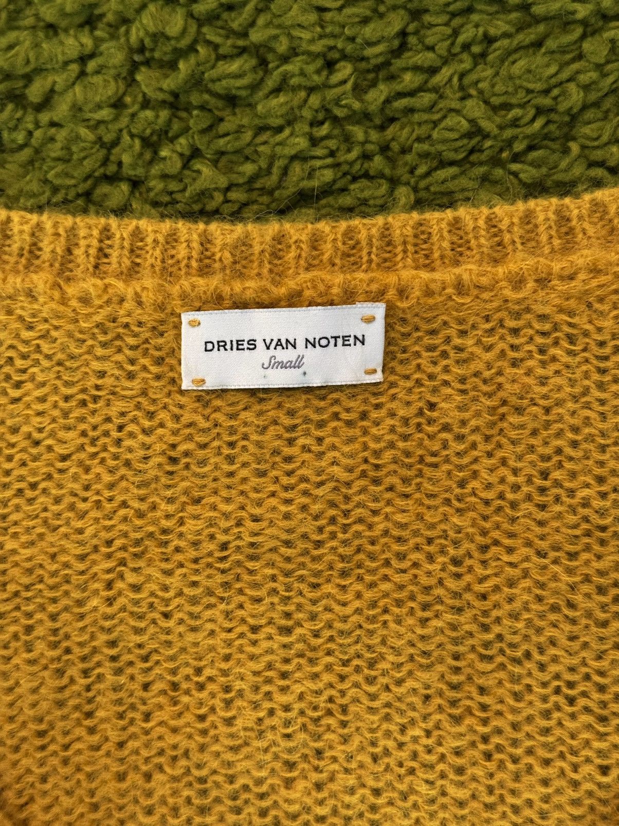 Designer × Dries Van Noten Dries Van Noten avant garde alpaca wool blend cardigan Size S / US 4 / IT 40 - 4 Thumbnail