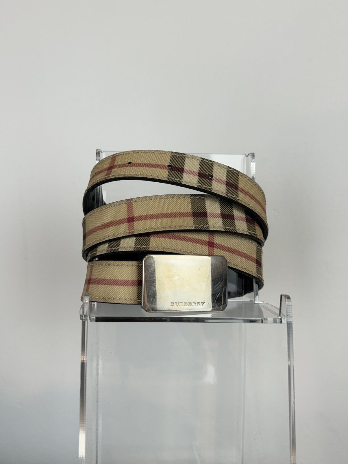 Burberry Leather belt Burberry y2k original luxury casual item Size ONE SIZE - 1 Thumbnail
