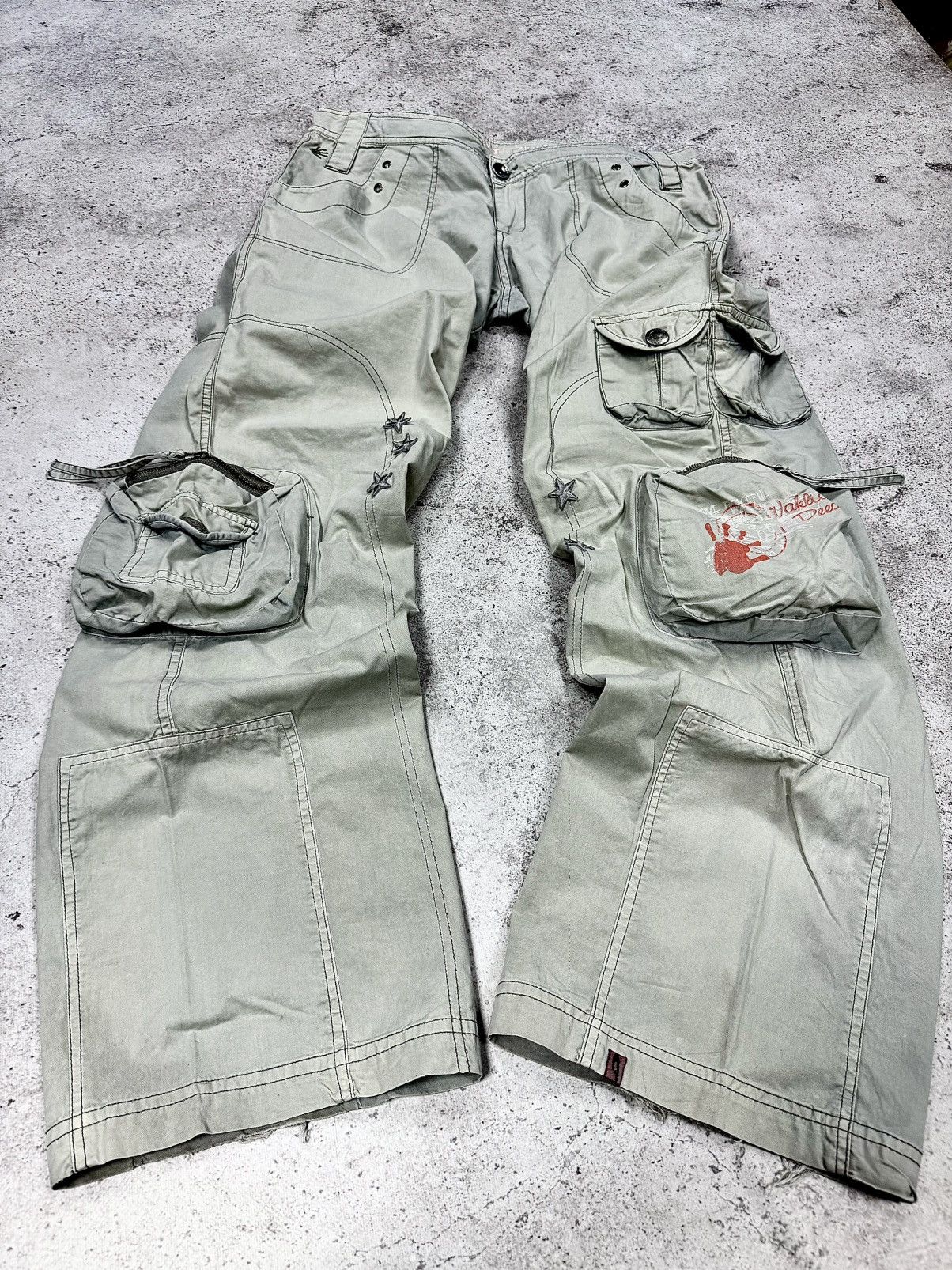 Japanese Brand Vintage Japanese Hysteric Glamour Style Parachute Pants Size US 30 / EU 46 - 1 Thumbnail