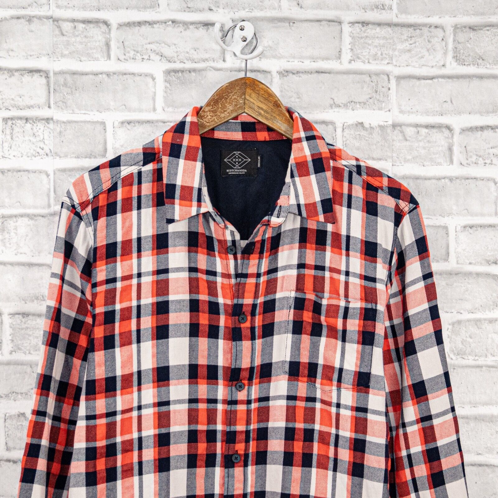 Scotch & Soda Scotch & Soda Button up Flannel Shirt in Multi color Plaid Size US L / EU 52-54 / 3 - 5 Thumbnail