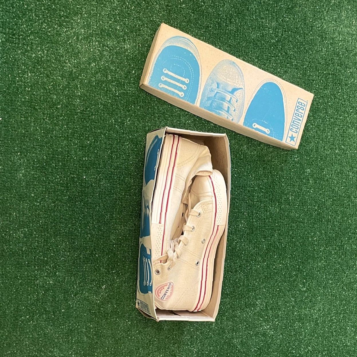 Converse VINTAGE Converse Made In USA High Fast Break Canvas Rare Old Stock Size 3.5 Men Sneakers Basketball 60s 70s 80s Chuck Taylor Dr J Size US 5 / EU 37 - 6 Thumbnail