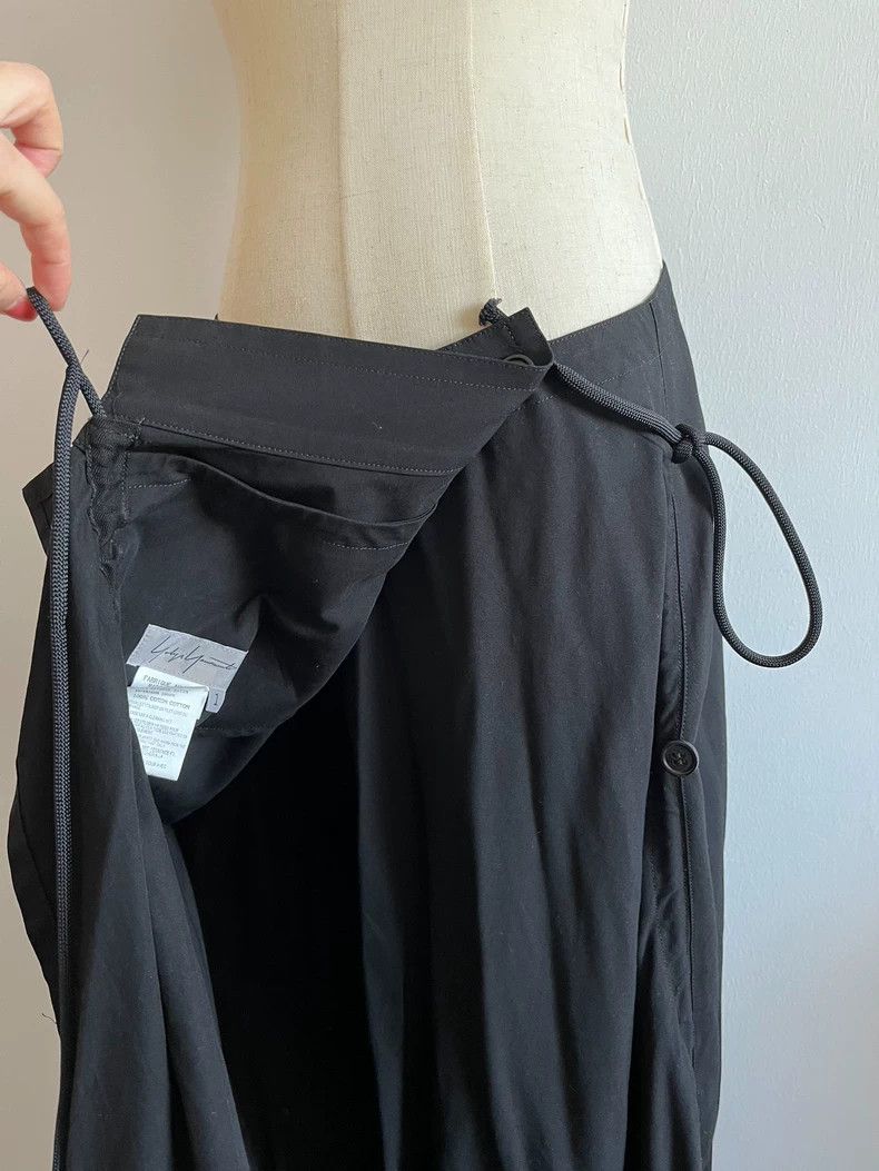Yohji Yamamoto Yohji Yamamoto size 1 08ss black drawstring half skirt fis Size 25" / US 0 / IT 36 - 6 Thumbnail
