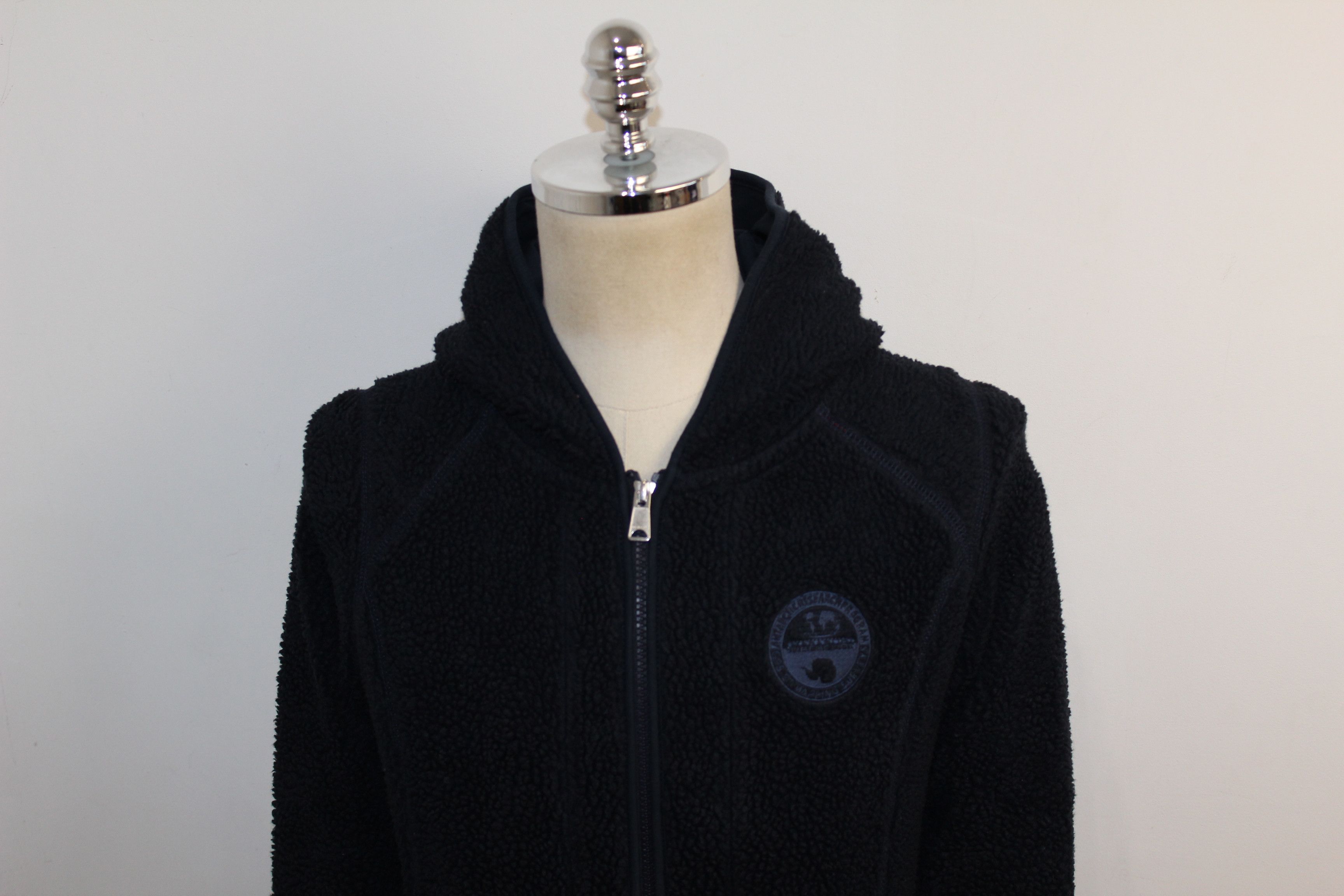 Napapijri Women's NAPPAPIJRI Teddy Sherpa Zip Blue Hoodie Size S / US 4 / IT 40 - 4 Thumbnail