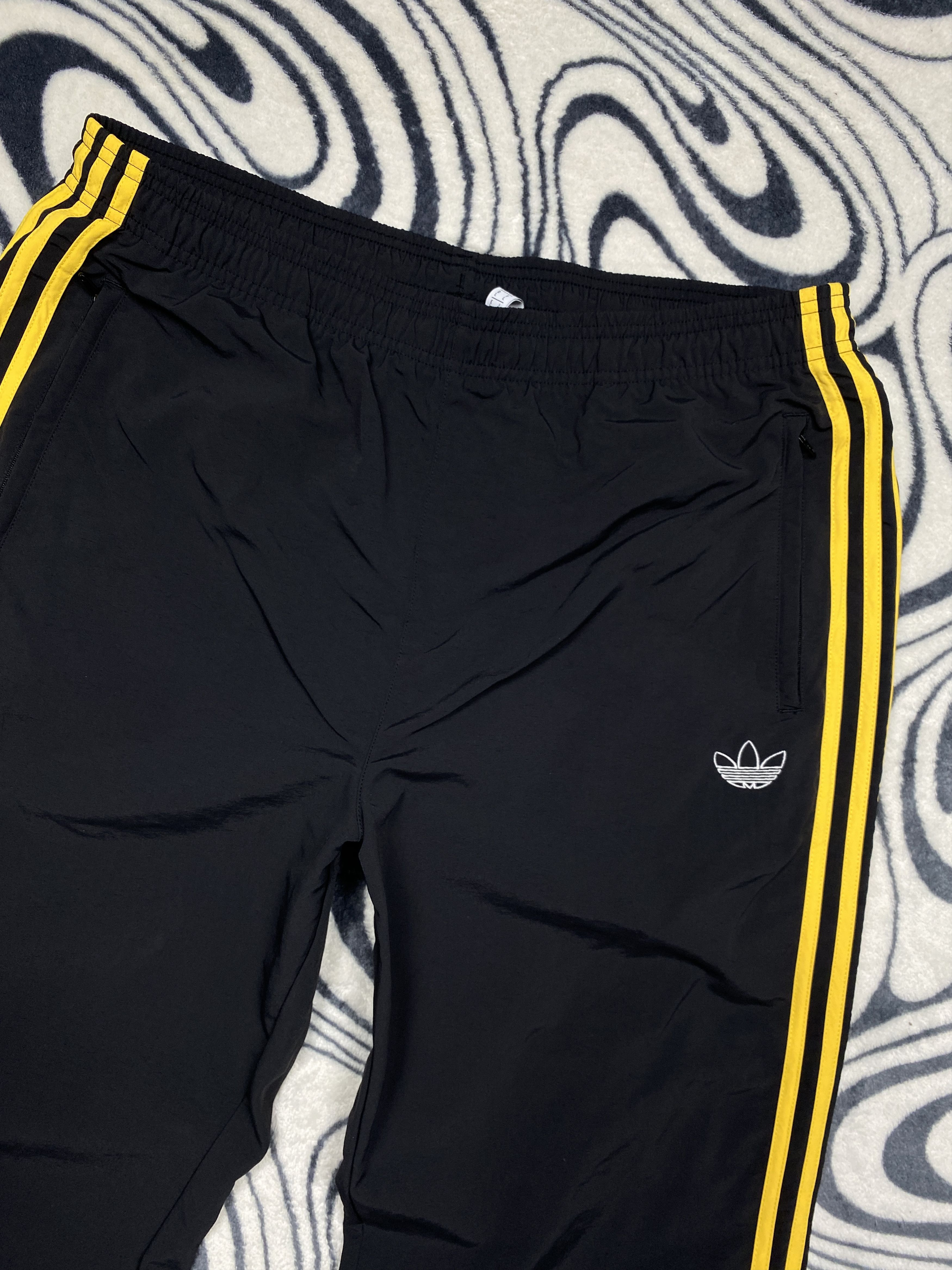 Adidas Adidas Mens Nylon Baggy Track Pants Drill Size US 34 / EU 50 - 2 Thumbnail