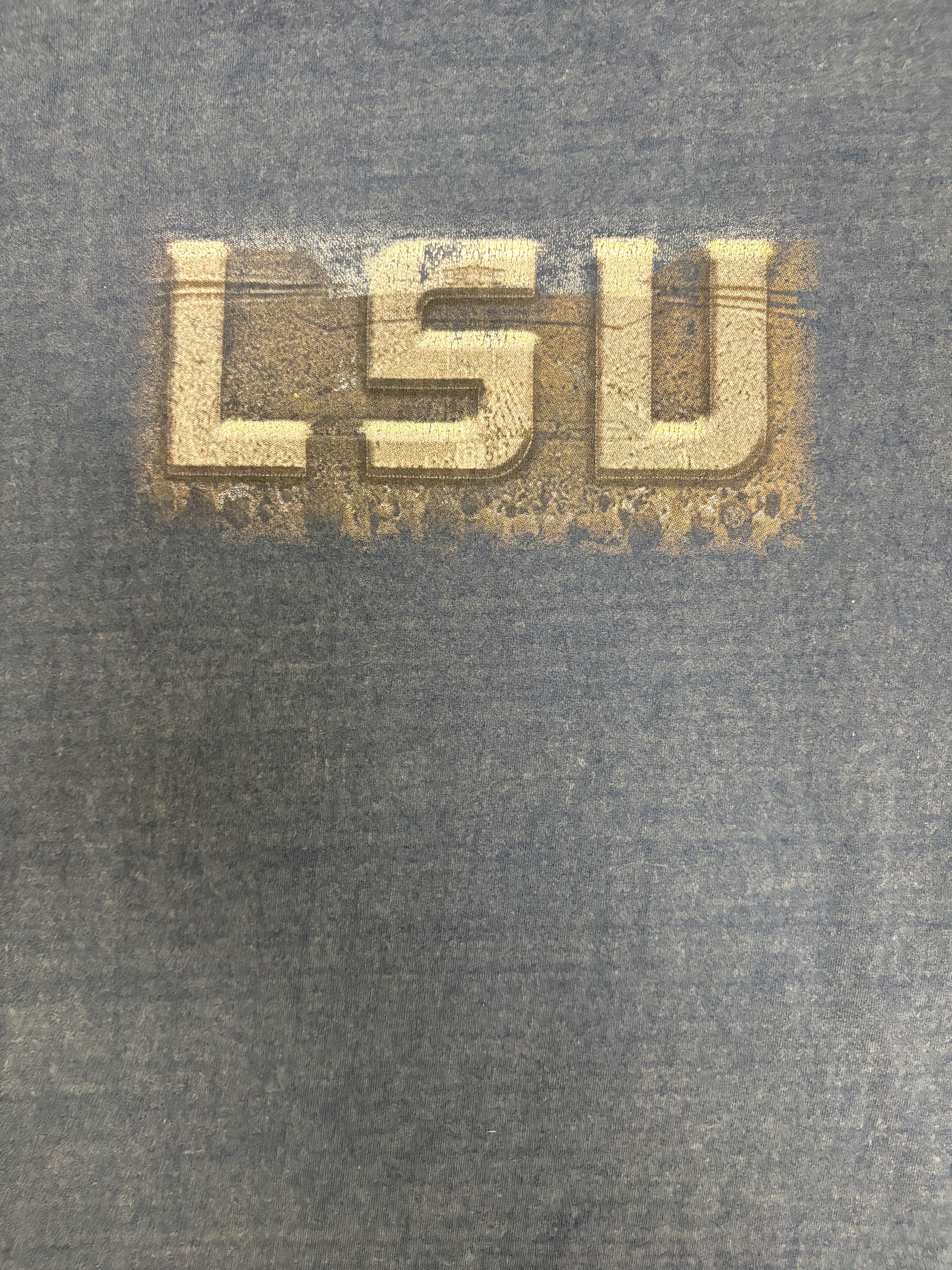 Vintage LSU Tigers Football Vintage Black T-Shirt Tee Size US L / EU 52-54 / 3 - 2 Thumbnail