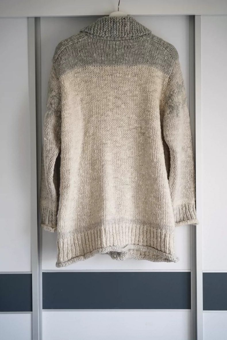 Yohji Yamamoto Yohji Yamamoto Yohji Yamamoto Zip Knit Sweater Coat Size US L / EU 52-54 / 3 - 2 Thumbnail