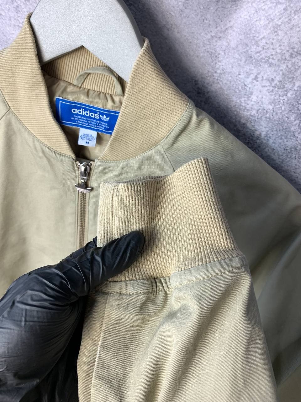 Adidas × Vintage Adidas Originals Vintage Jacket Bomber Beige Women's Size M / US 6-8 / IT 42-44 - 8 Thumbnail