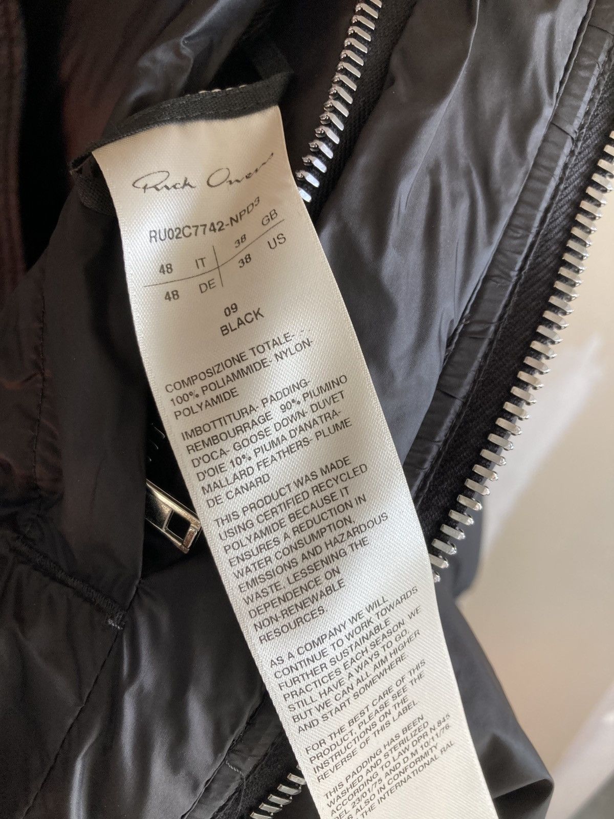 Rick Owens NEVER WORN/ Rick Owens Babel Mountain Duvet Cropped Size US M / EU 48-50 / 2 - 10 Thumbnail