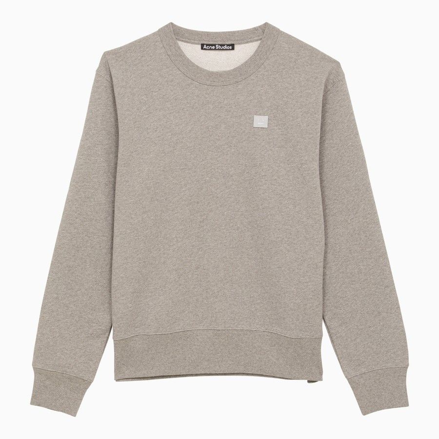 image of Acne Studios O1D2Blof01223 Sweatshirt In Grey, Women's (Size Medium)