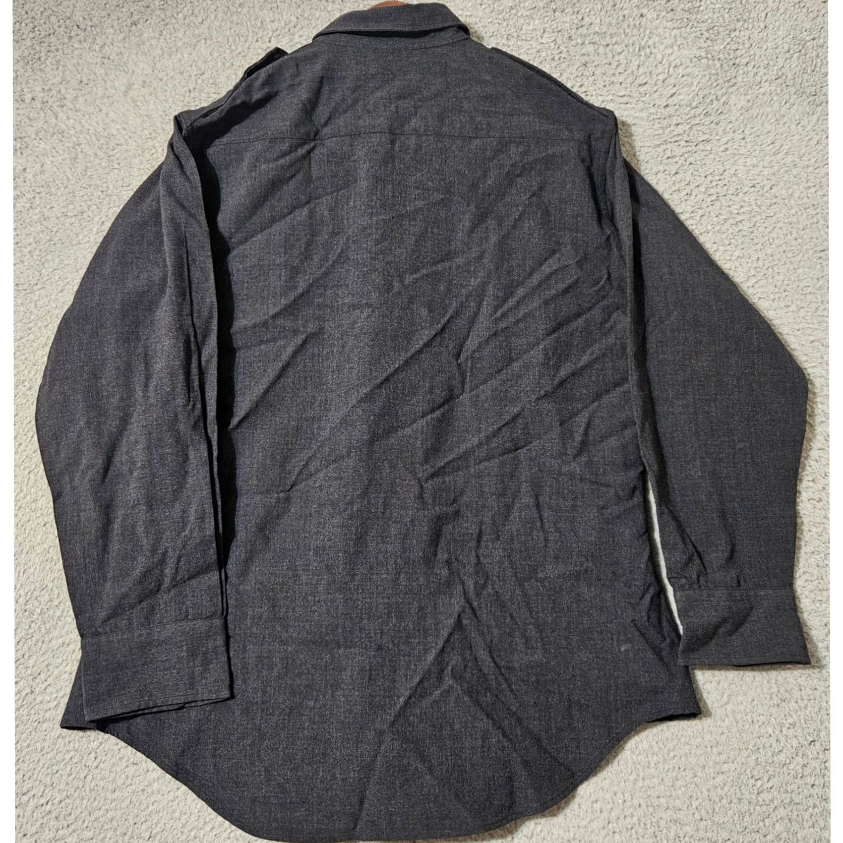 Vintage Cadet Store West Point Men's Long Sleeve Button Down Shirt Gray 16.5 1964 Size Regular Mens Size US XL / EU 56 / 4 - 2 Thumbnail