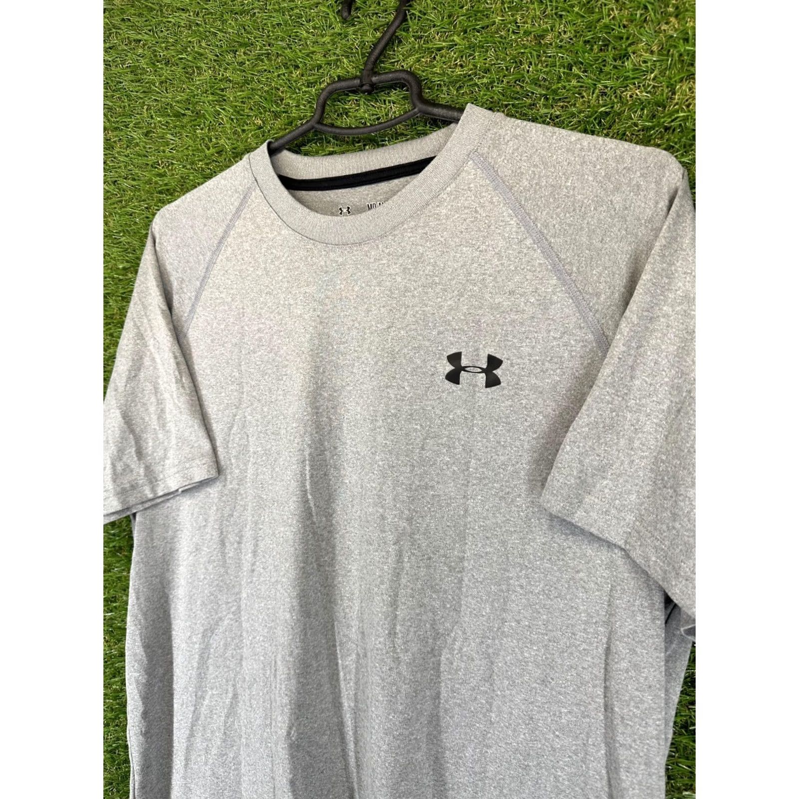 Under Armour UNDER ARMOUR HeatGear MEN Training Compression Shirt Jersey M Gray Short Sleeve Crew Neck T-Shirt Size US M / EU 48-50 / 2 - 2 Thumbnail