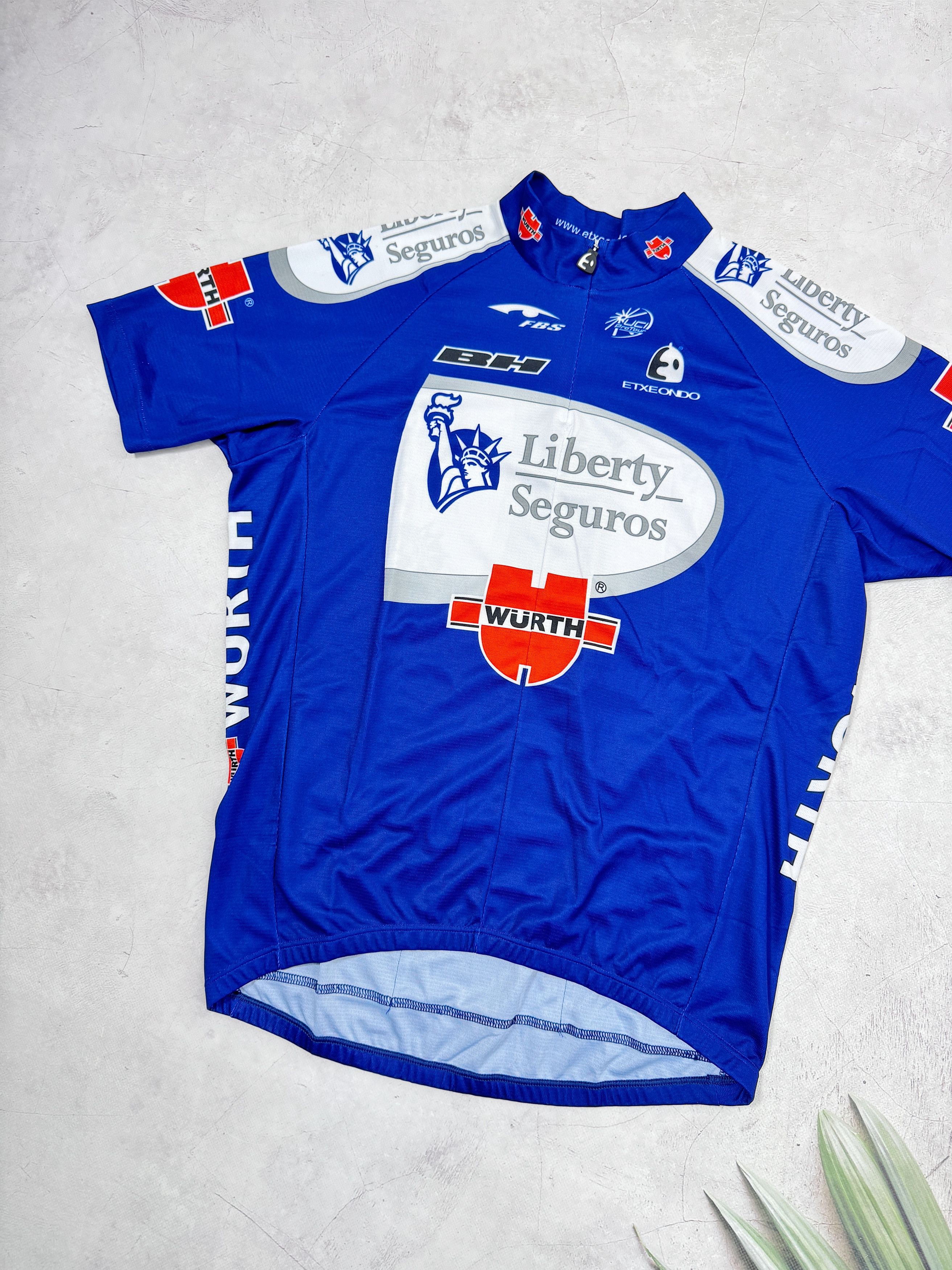 Vintage 2006 Etxeondo Cycling Jersey Liberty Seguros Wurth Uci Size US L / EU 52-54 / 3 - 2 Thumbnail