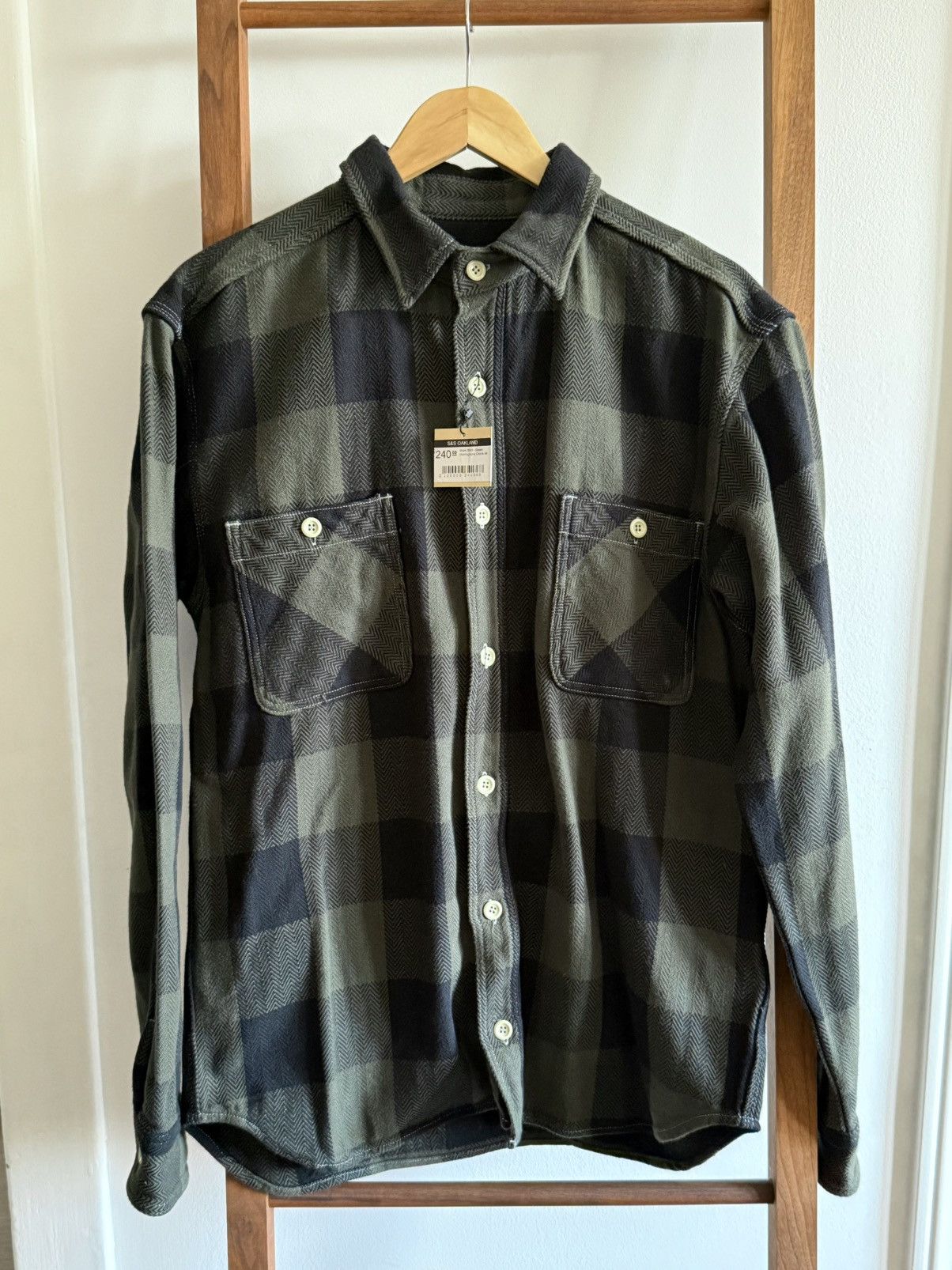 Momotaro Jeans Momotaro Heavy Weight Flannel Work Shirt Size US L / EU 52-54 / 3 - 1 Thumbnail