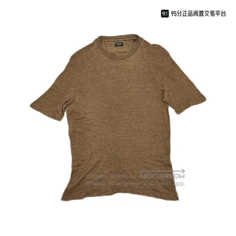 Ermenegildo Zegna Zegna SS24 Men's Solid Crew Neck Short Sleeve T-shirt. Size US M / EU 48-50 / 2 - 6 Thumbnail